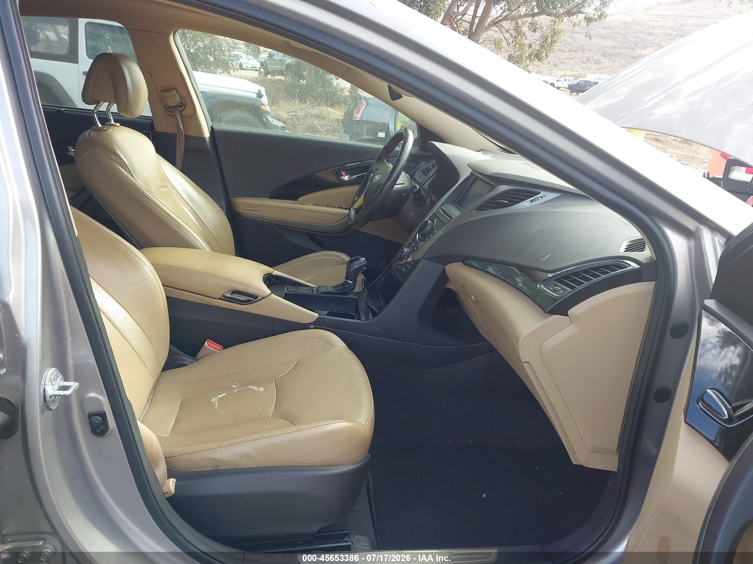 2013 Hyundai Azera   Gray vin: KMHFH4JGXDA230761