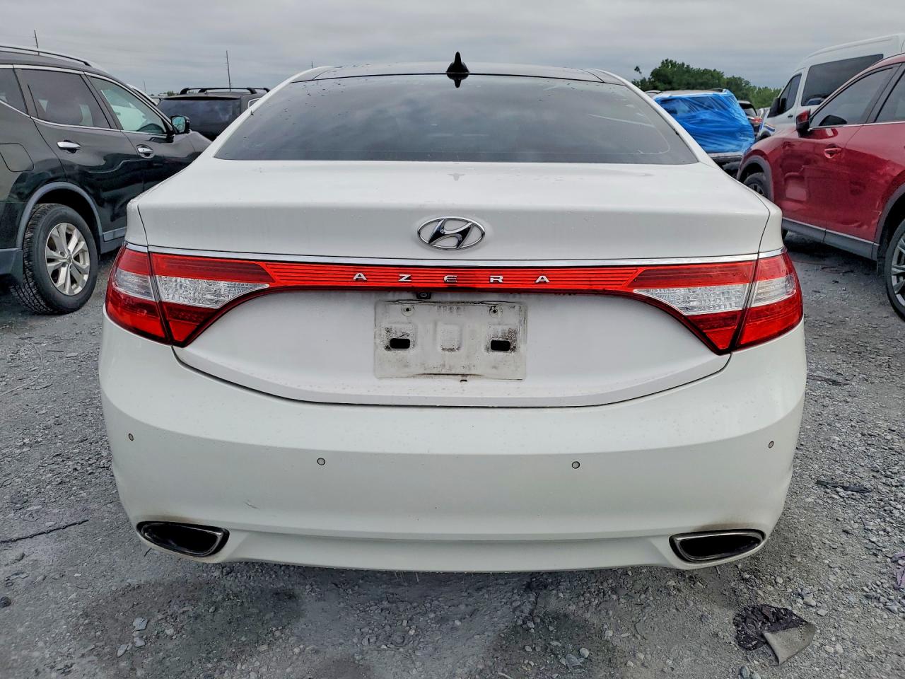 2013 Hyundai Azera White vin: KMHFH4JGXDA259175