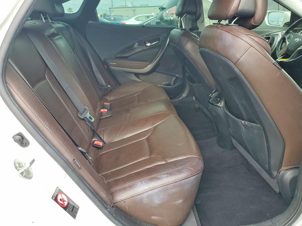 2013 Hyundai Azera White vin: KMHFH4JGXDA259175