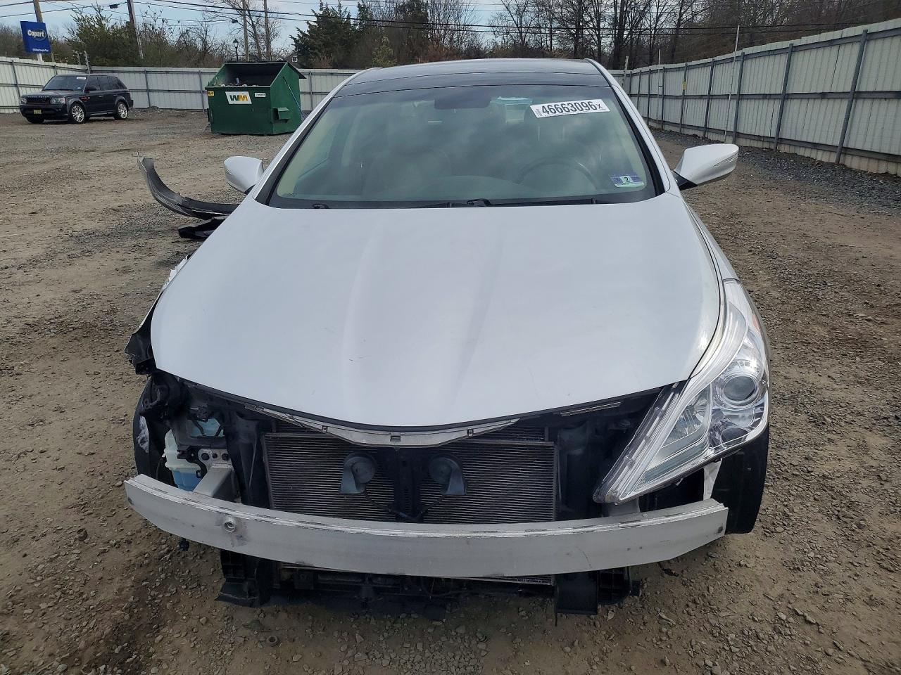 2013 Hyundai Azera Base Silver vin: KMHFH4JGXDA326521