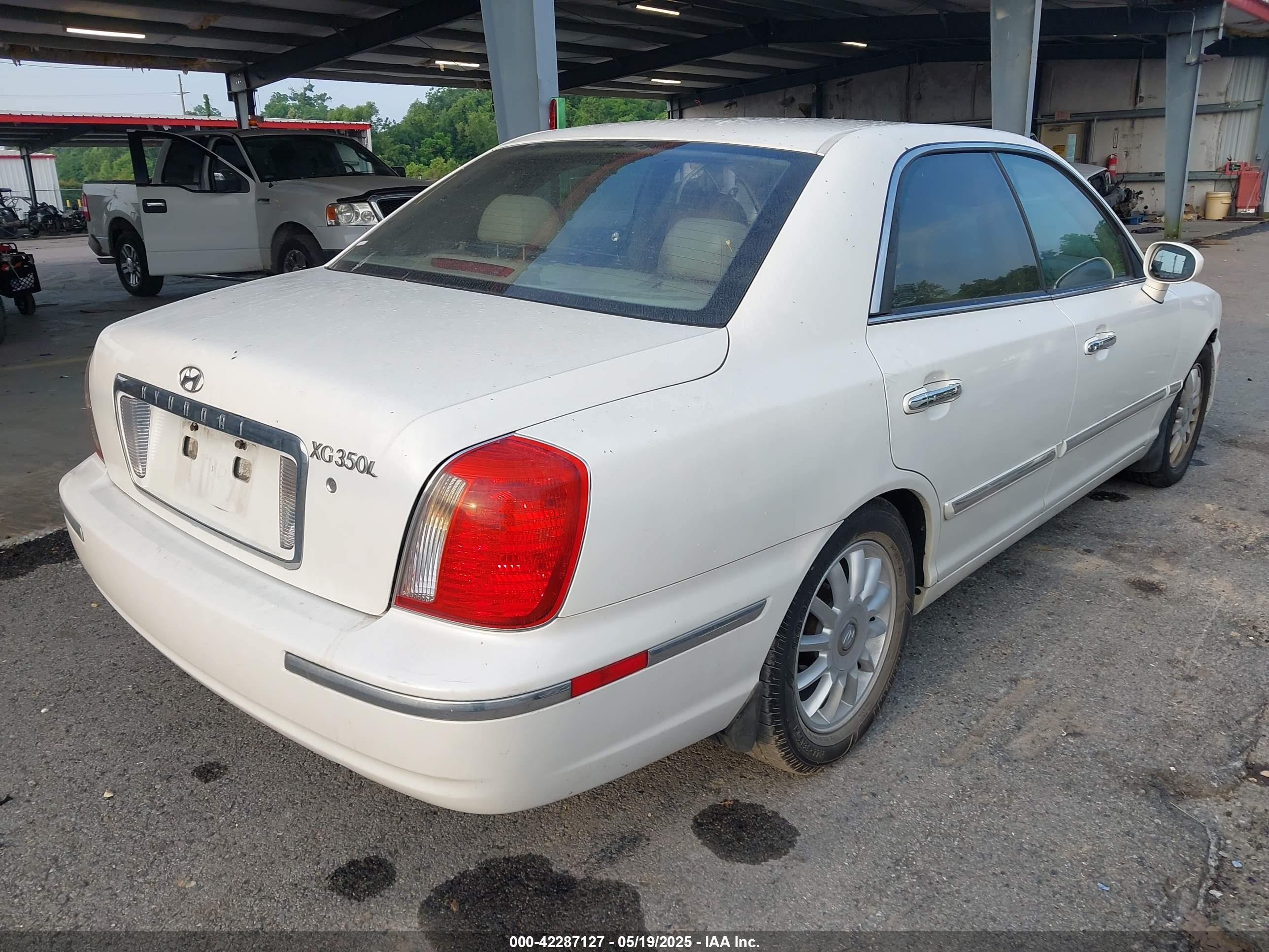 2005 Hyundai Xg350 L White vin: KMHFU45E05A385695