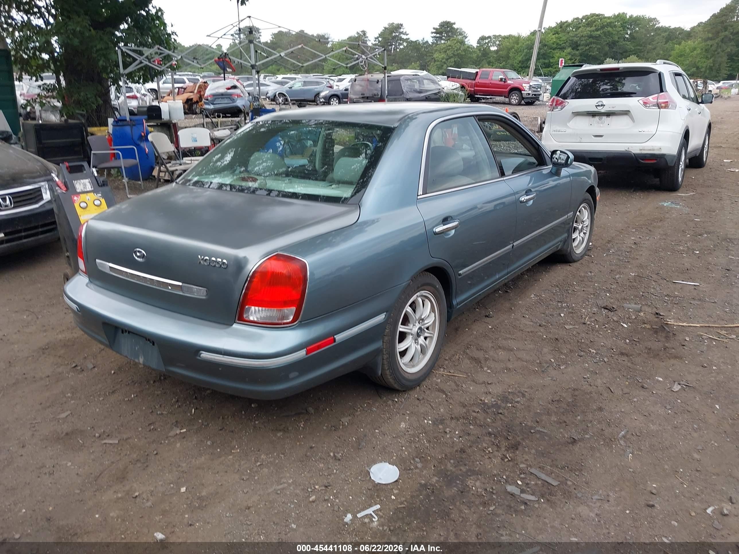 2002 Hyundai Xg350 L Green vin: KMHFU45E12A180897
