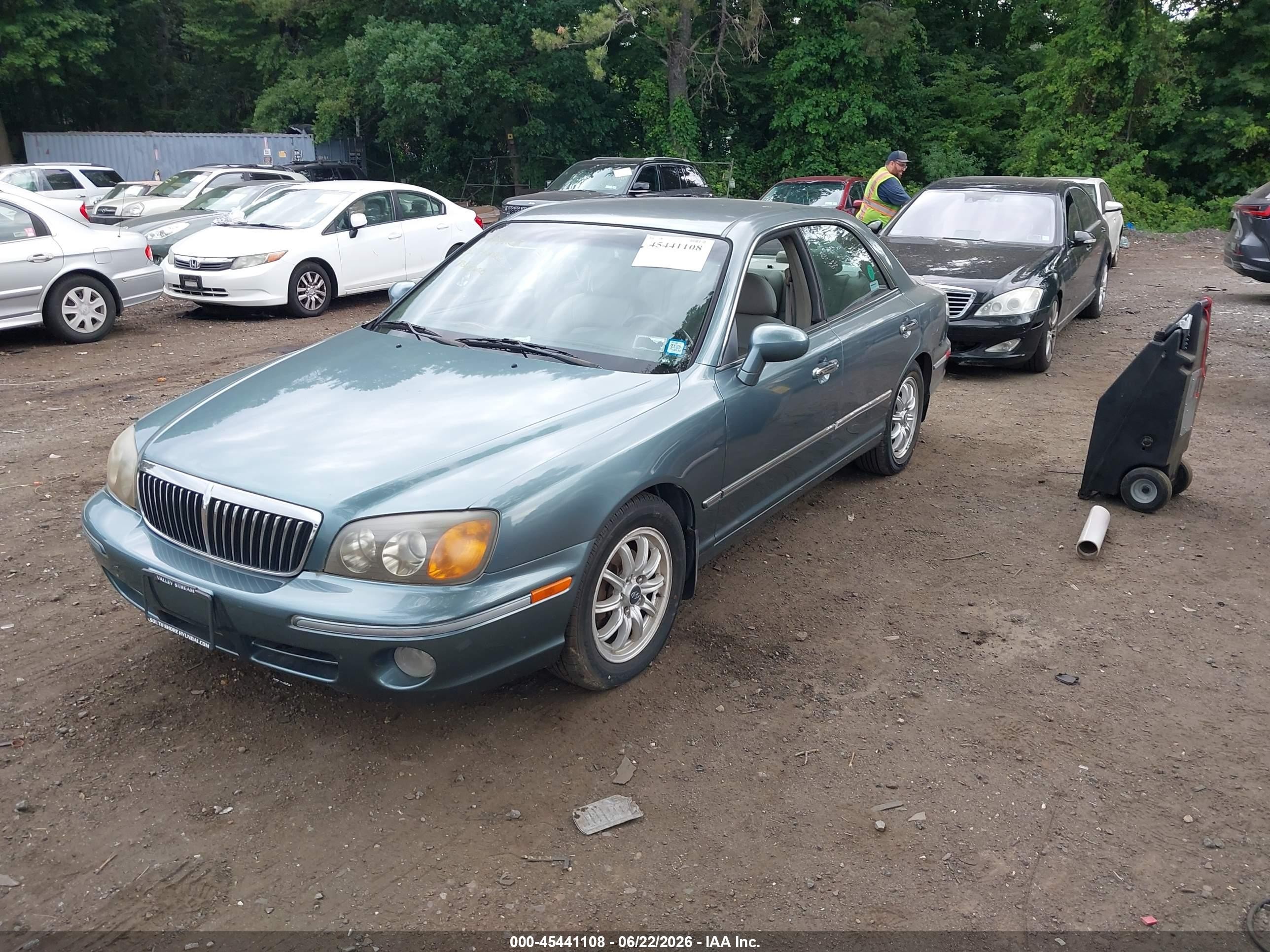 2002 Hyundai Xg350 L Green vin: KMHFU45E12A180897