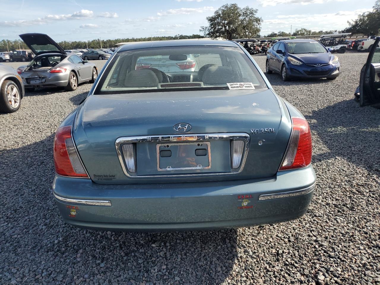 2005 Hyundai Xg 350   Turquoise vin: KMHFU45E15A378903