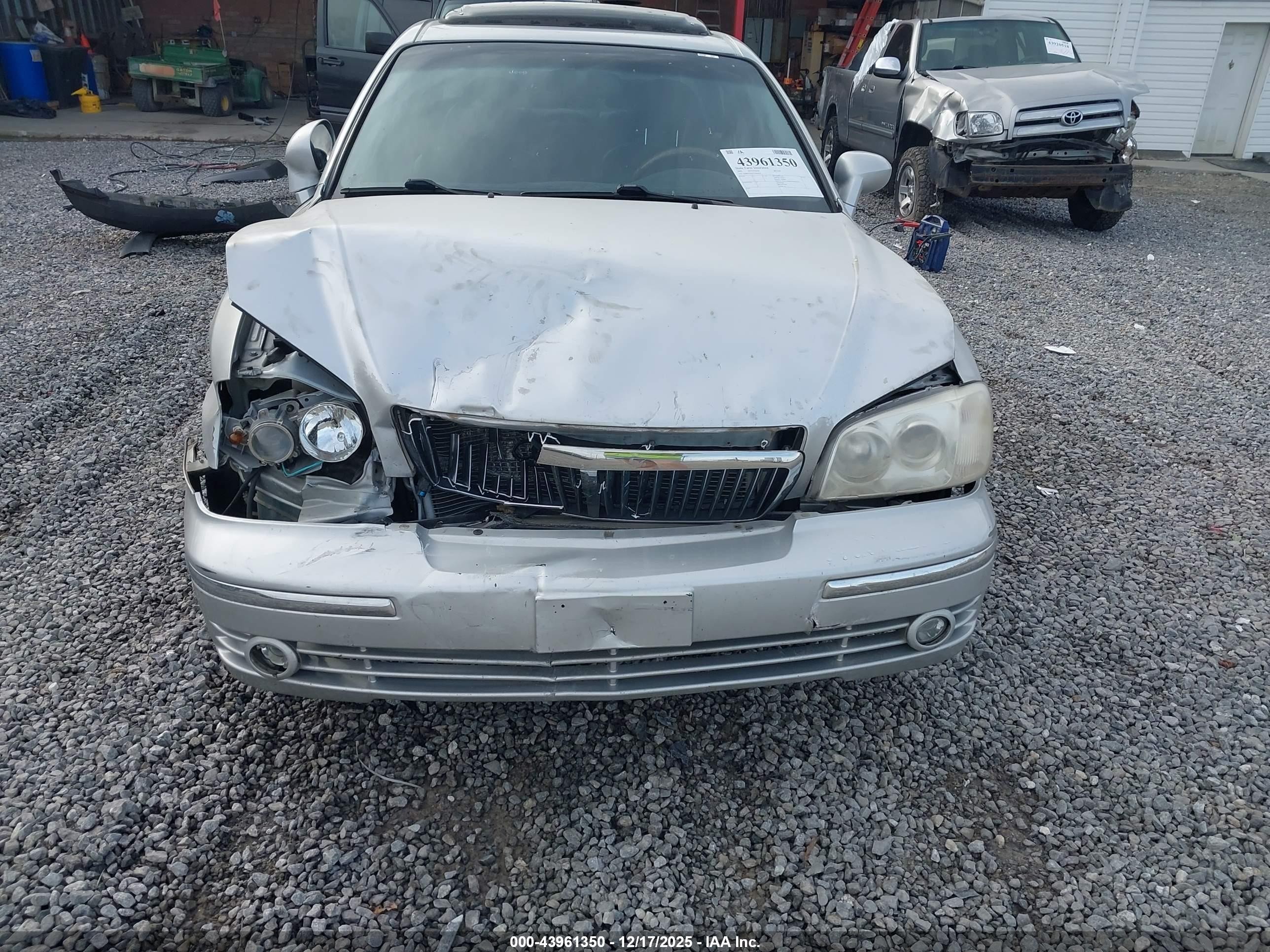2005 Hyundai Xg350 L Silver vin: KMHFU45E15A403959
