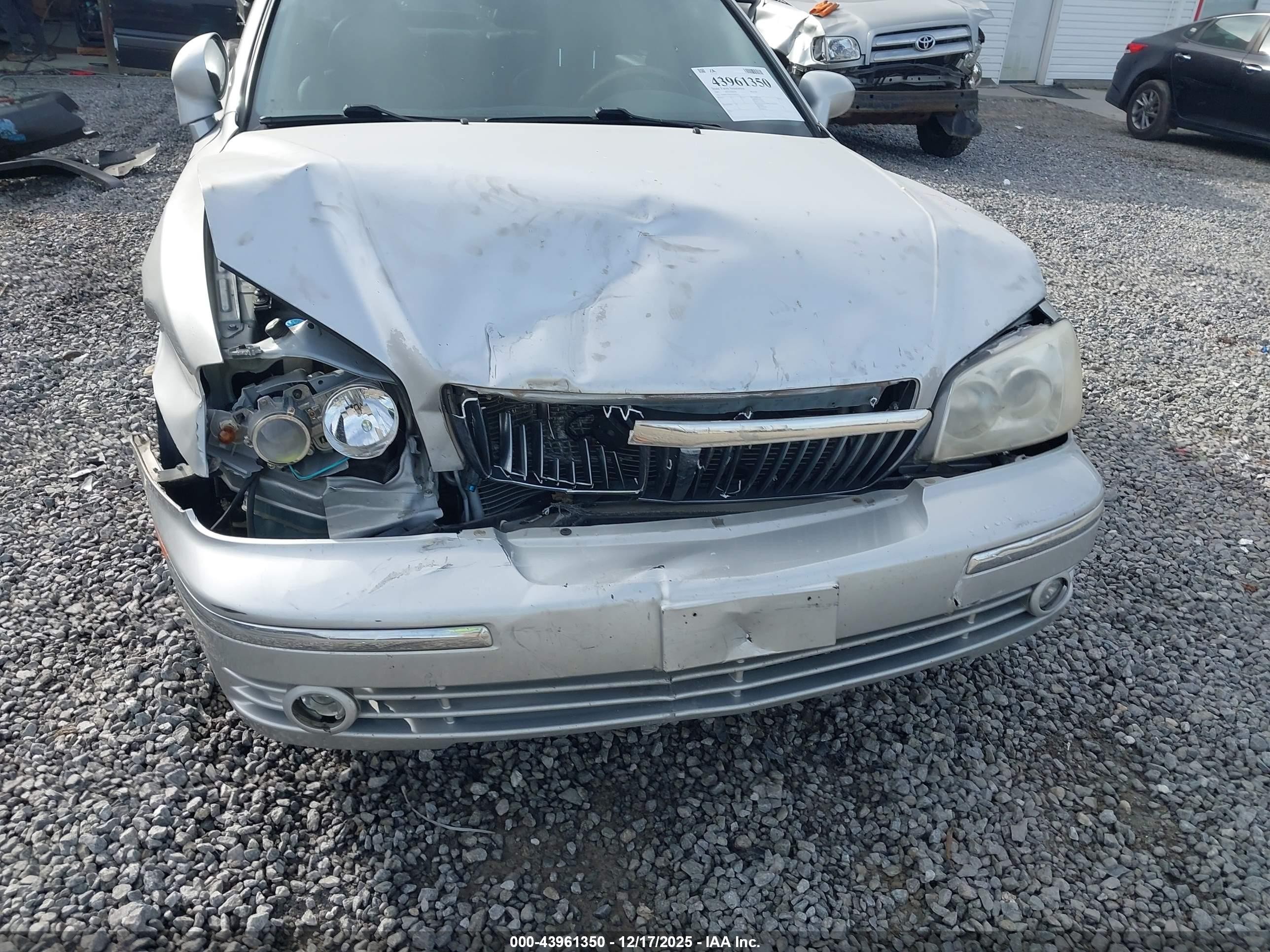 2005 Hyundai Xg350 L Silver vin: KMHFU45E15A403959