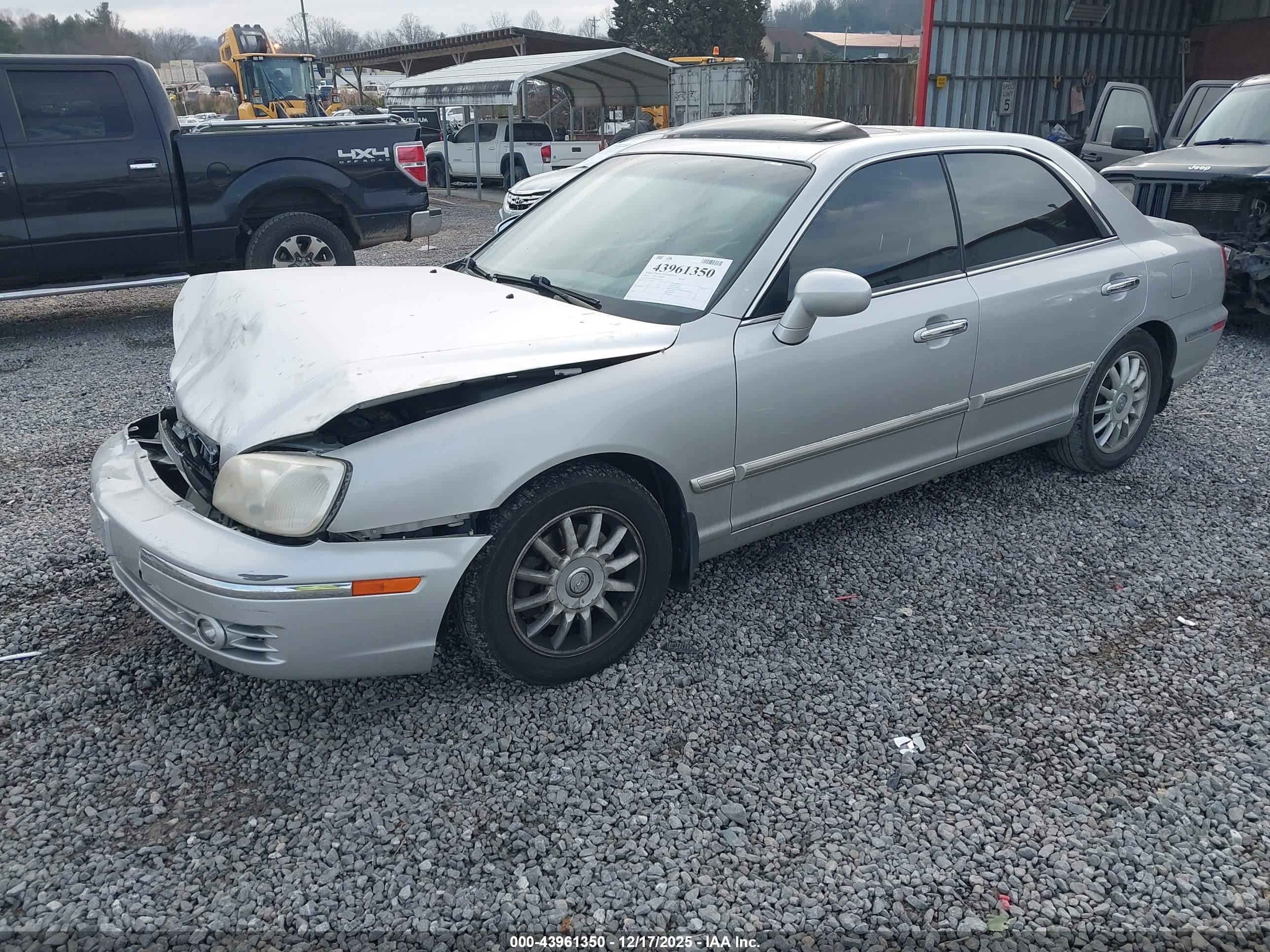 2005 Hyundai Xg350 L Silver vin: KMHFU45E15A403959