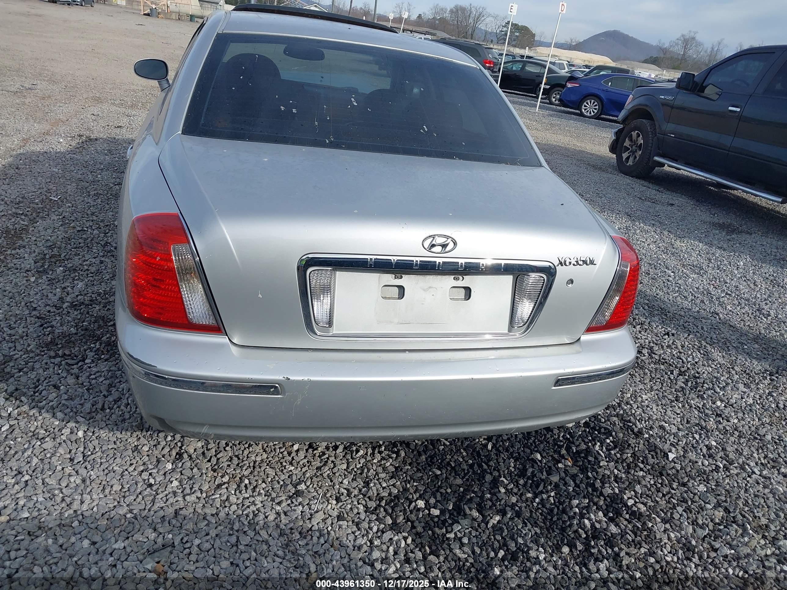 2005 Hyundai Xg350 L Silver vin: KMHFU45E15A403959