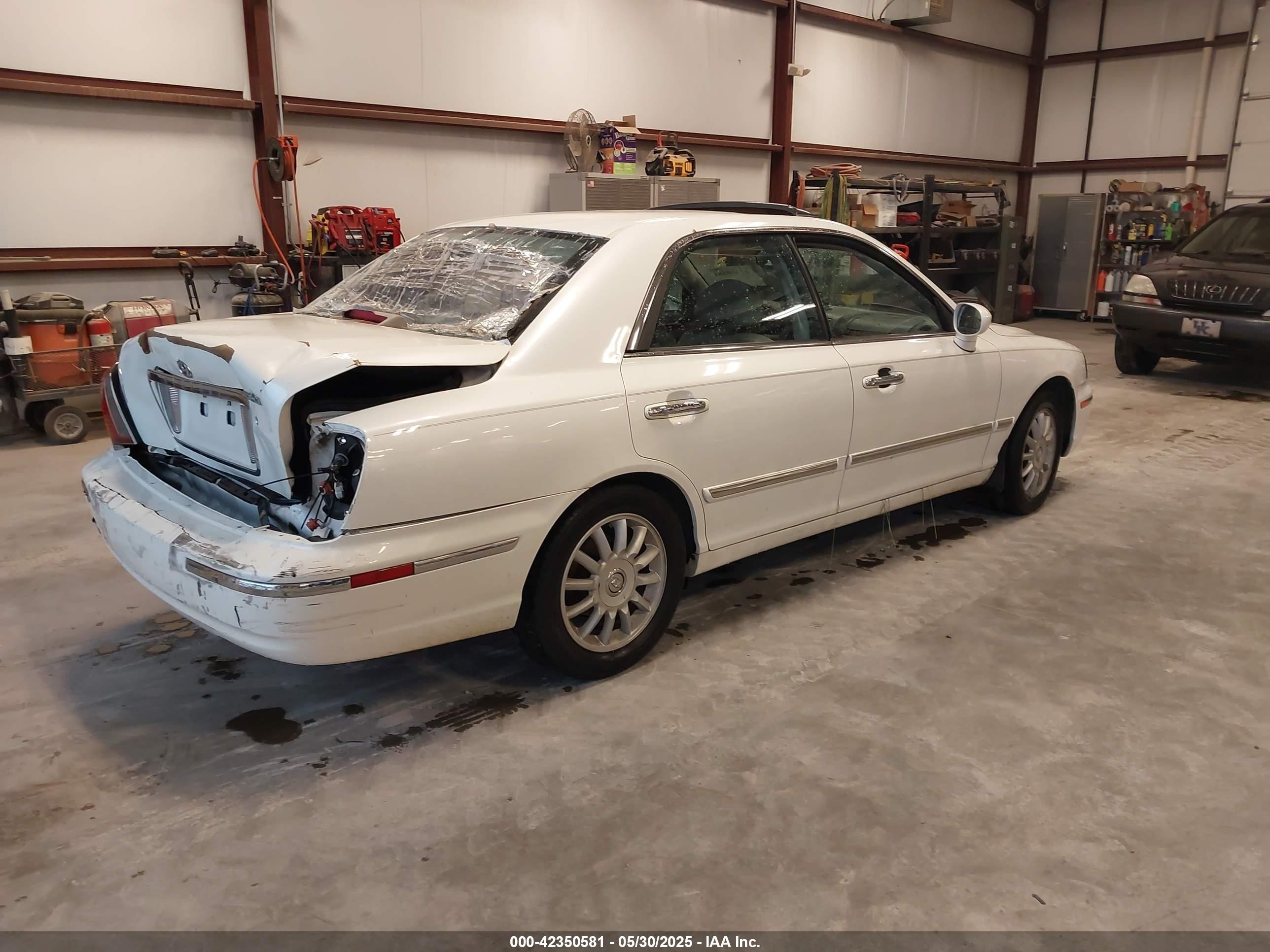 2005 Hyundai Xg350 L White vin: KMHFU45E15A415285