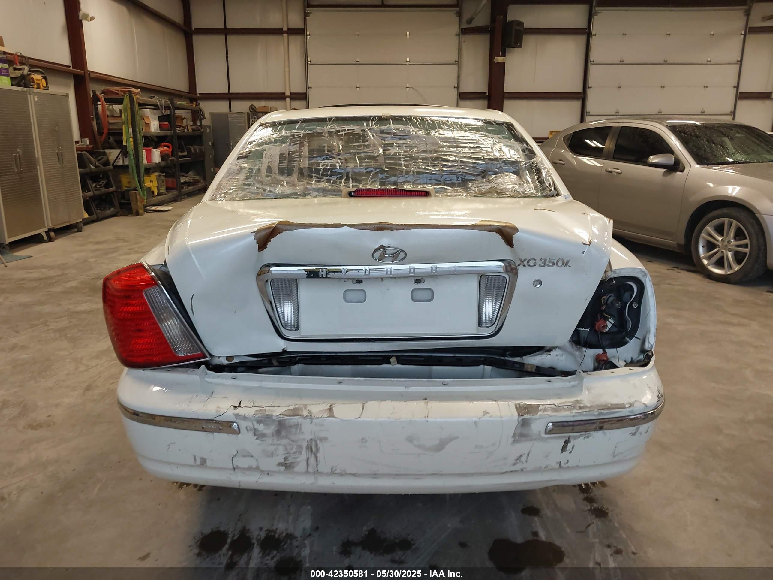 2005 Hyundai Xg350 L White vin: KMHFU45E15A415285