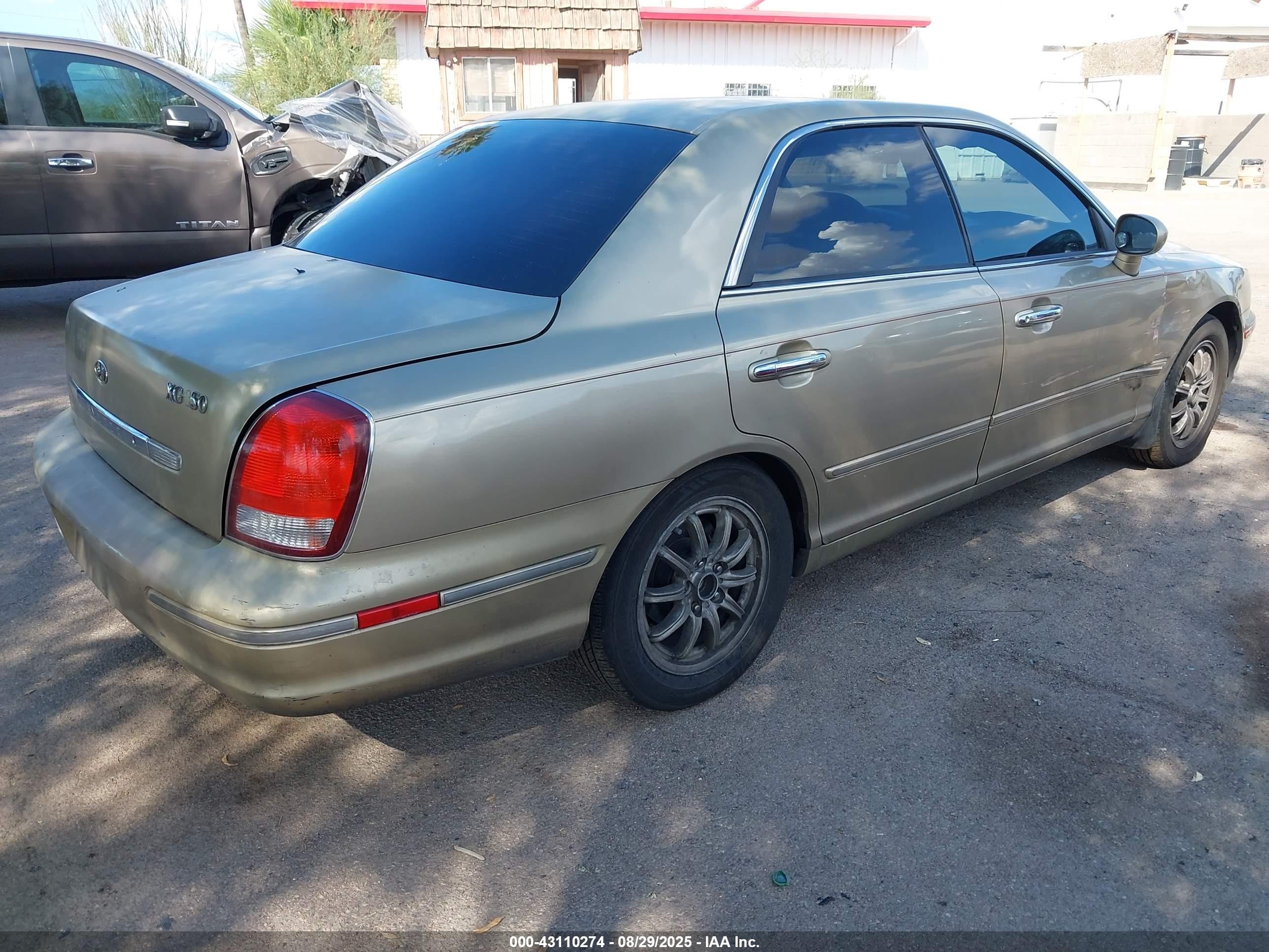 2002 Hyundai Xg350 L Gold vin: KMHFU45E22A190967