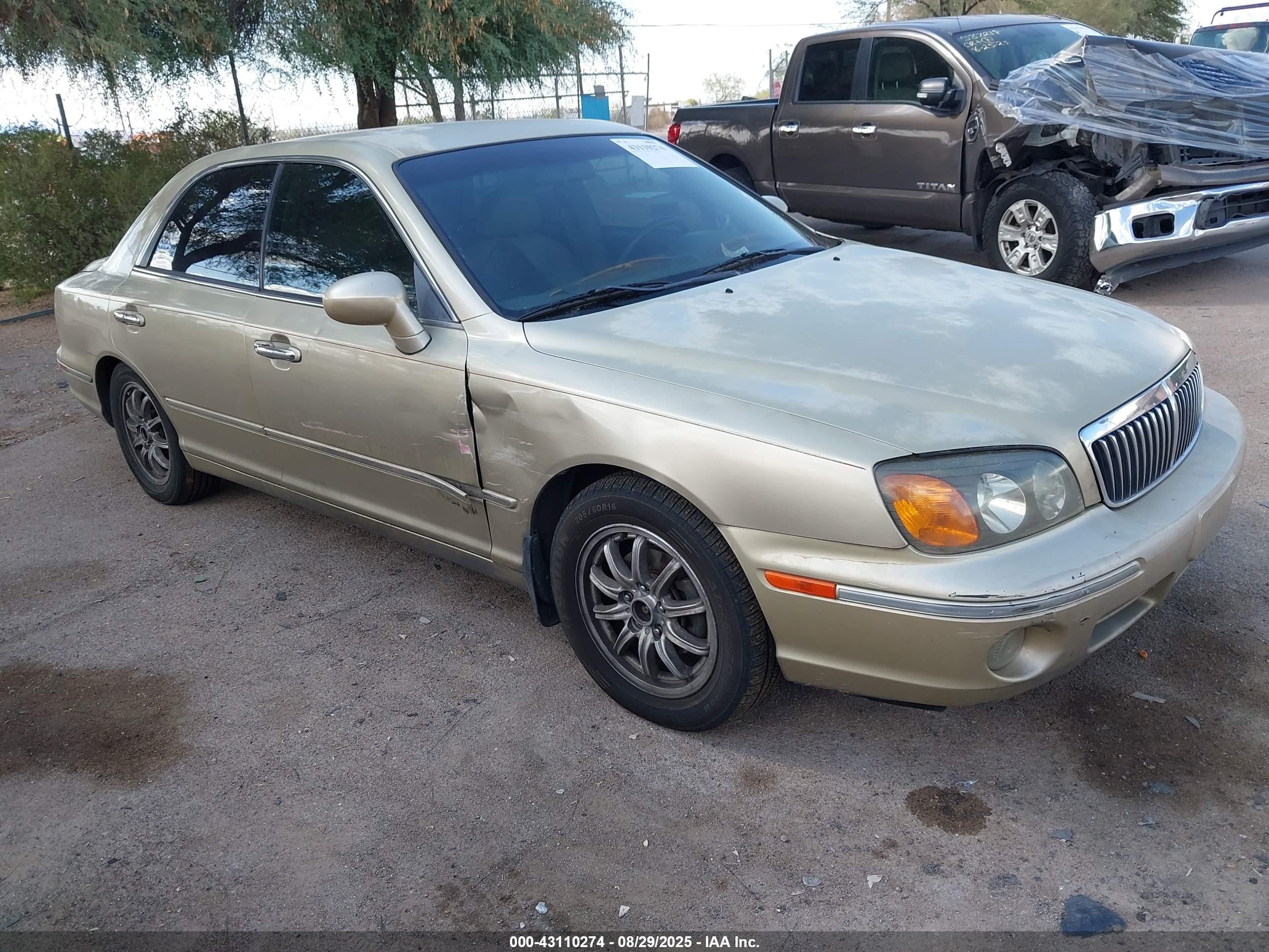 2002 Hyundai Xg350 L Gold vin: KMHFU45E22A190967