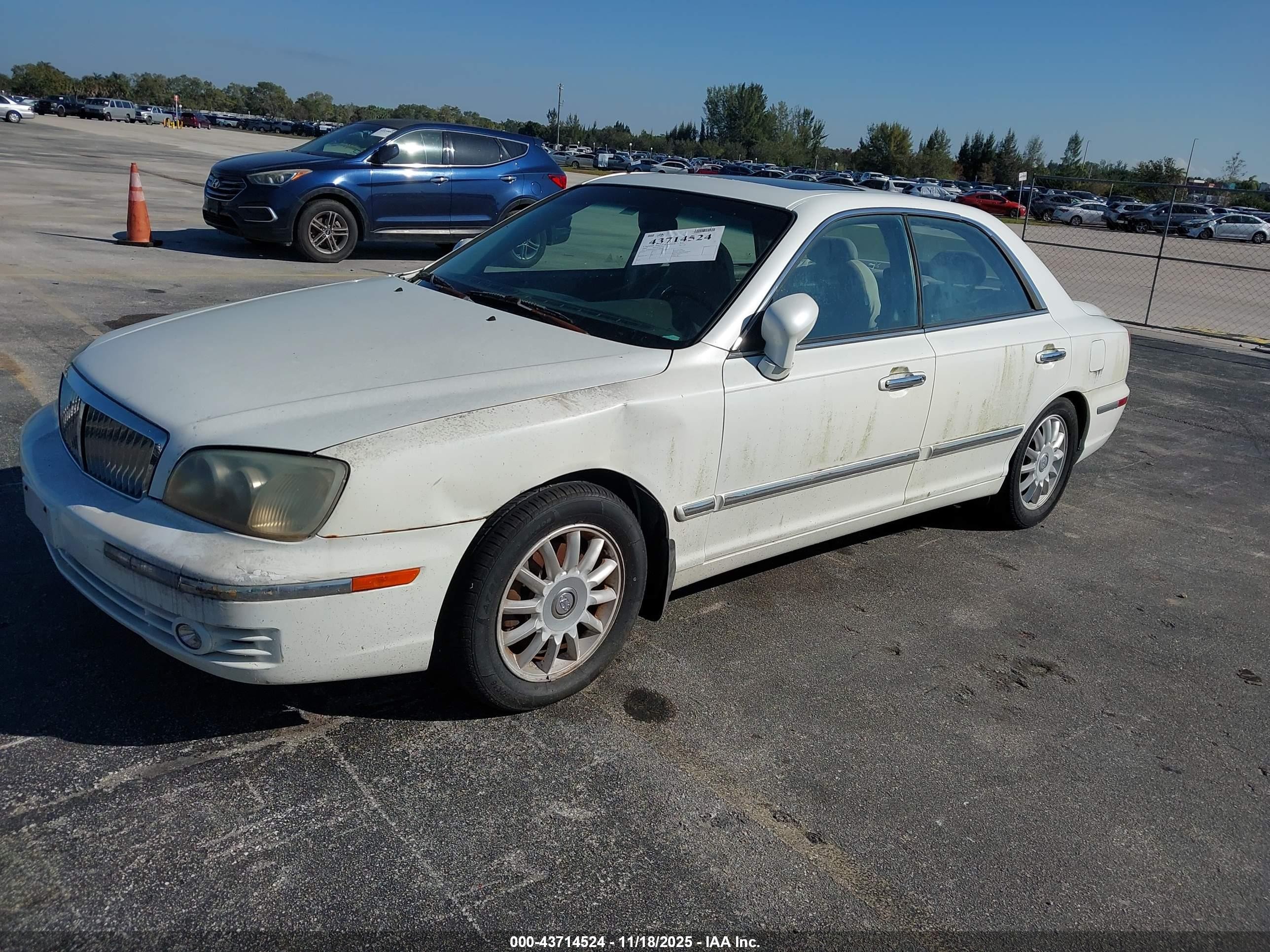 2005 Hyundai Xg350 L White vin: KMHFU45E25A386265