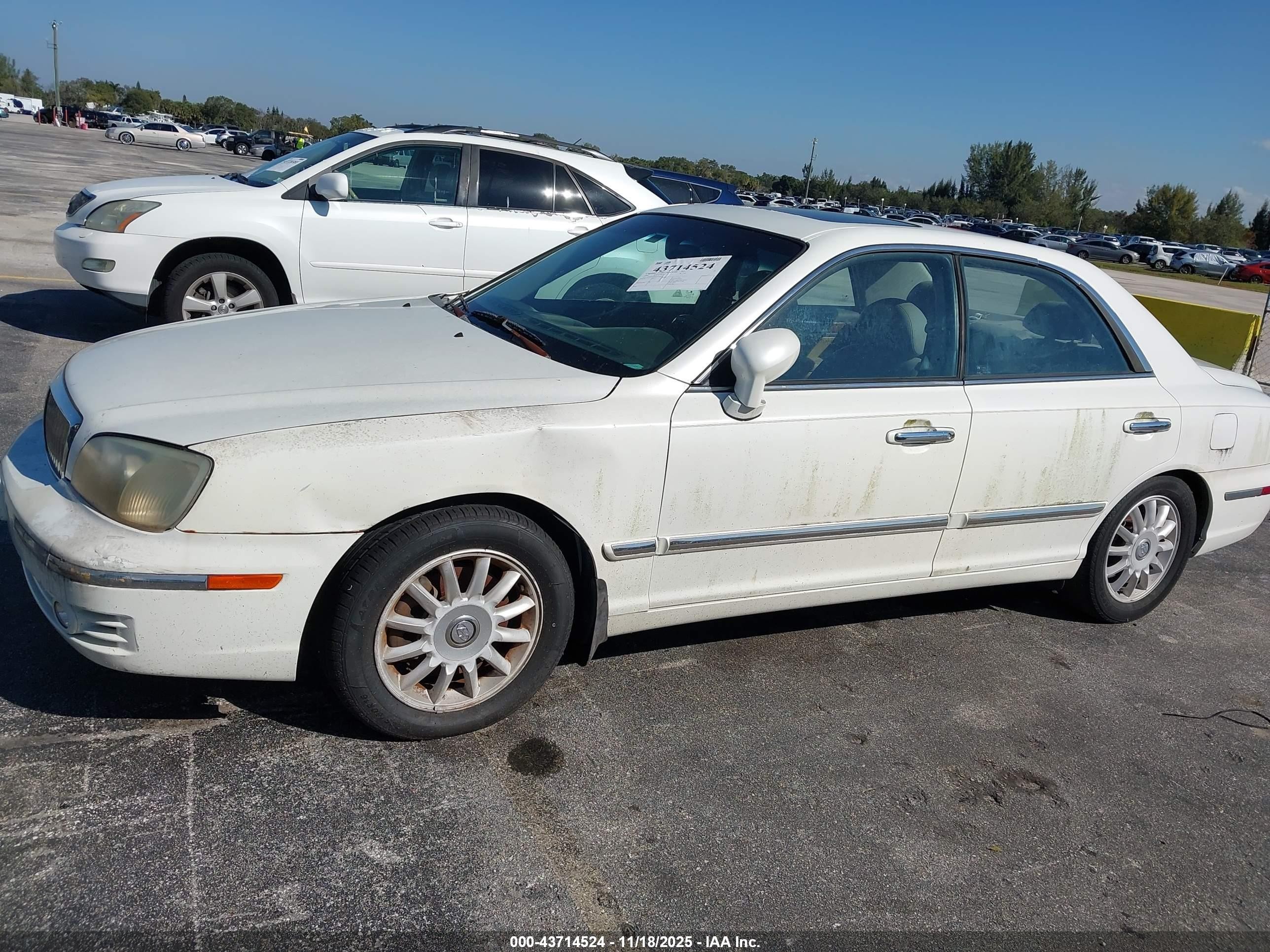 2005 Hyundai Xg350 L White vin: KMHFU45E25A386265