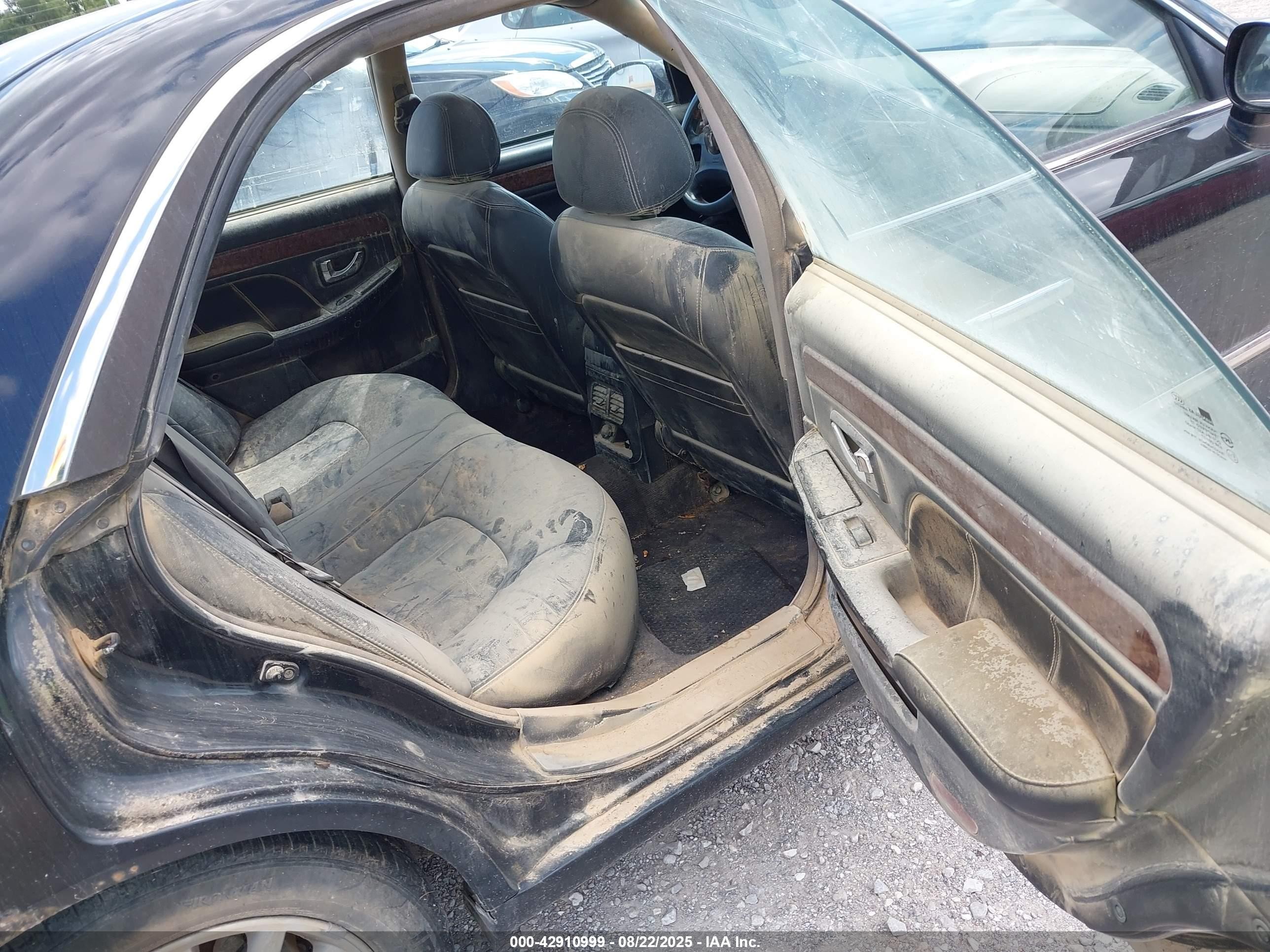 2005 Hyundai Xg350 L Black vin: KMHFU45E25A390199