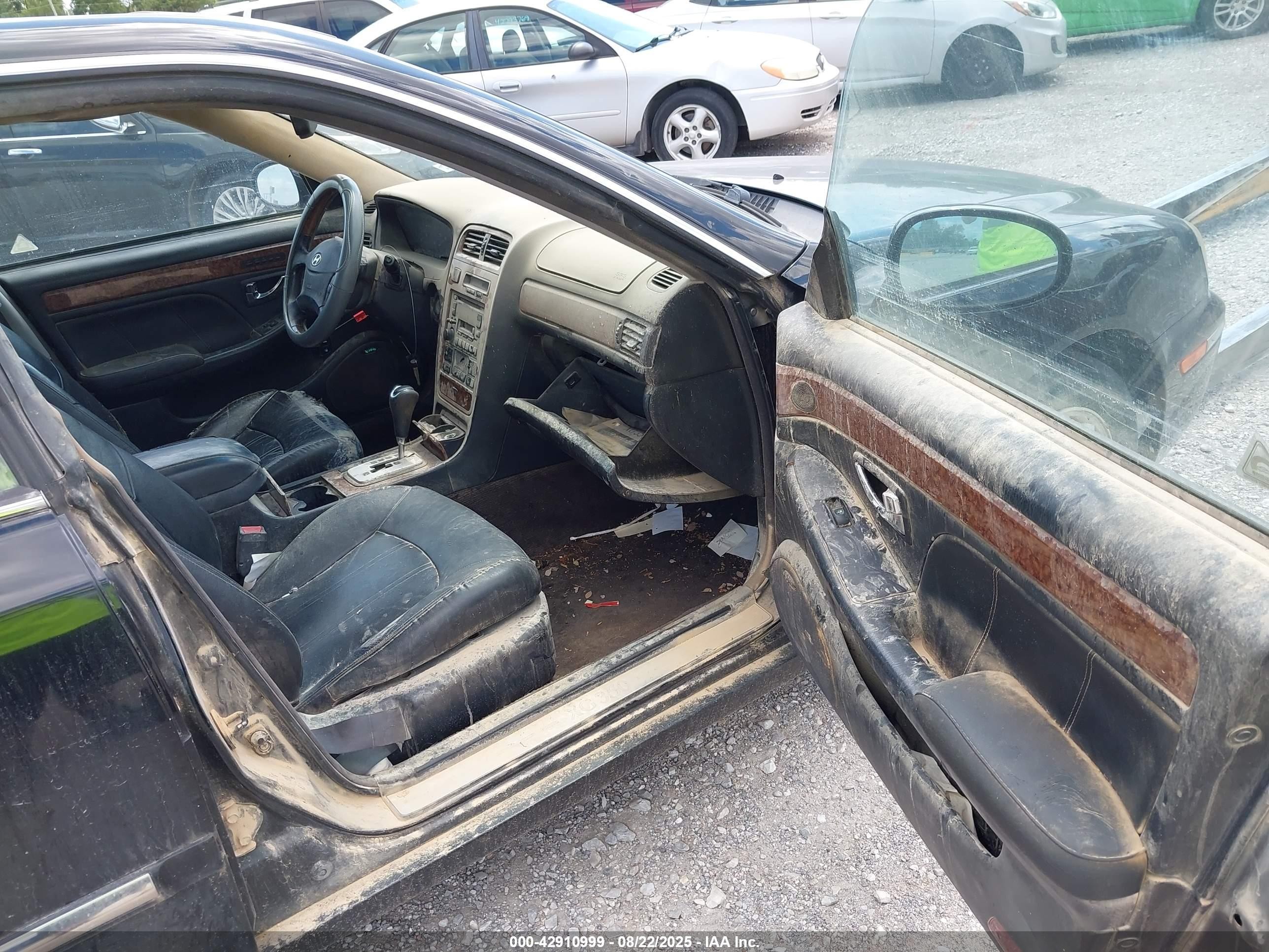2005 Hyundai Xg350 L Black vin: KMHFU45E25A390199