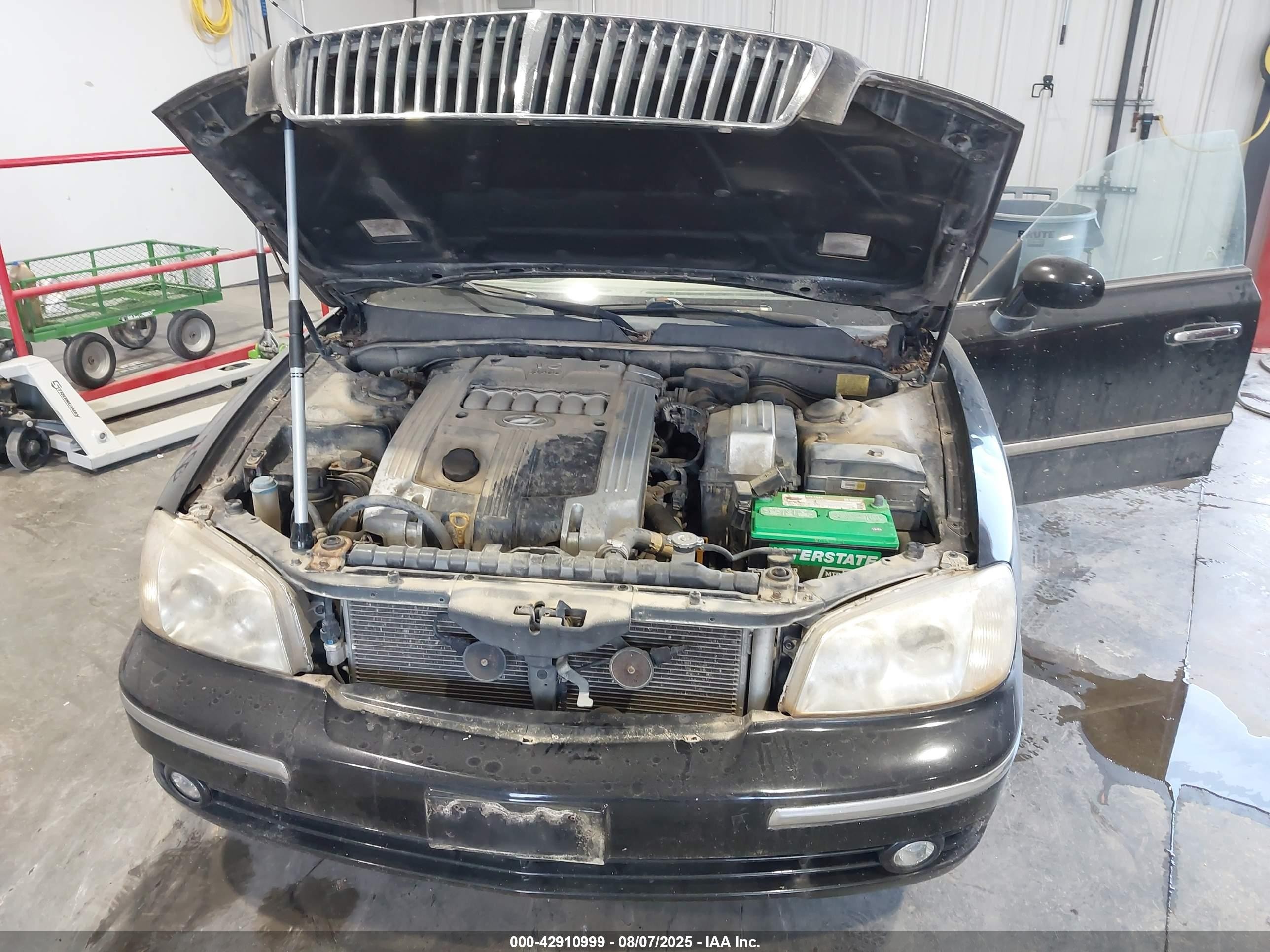 2005 Hyundai Xg350 L Black vin: KMHFU45E25A390199