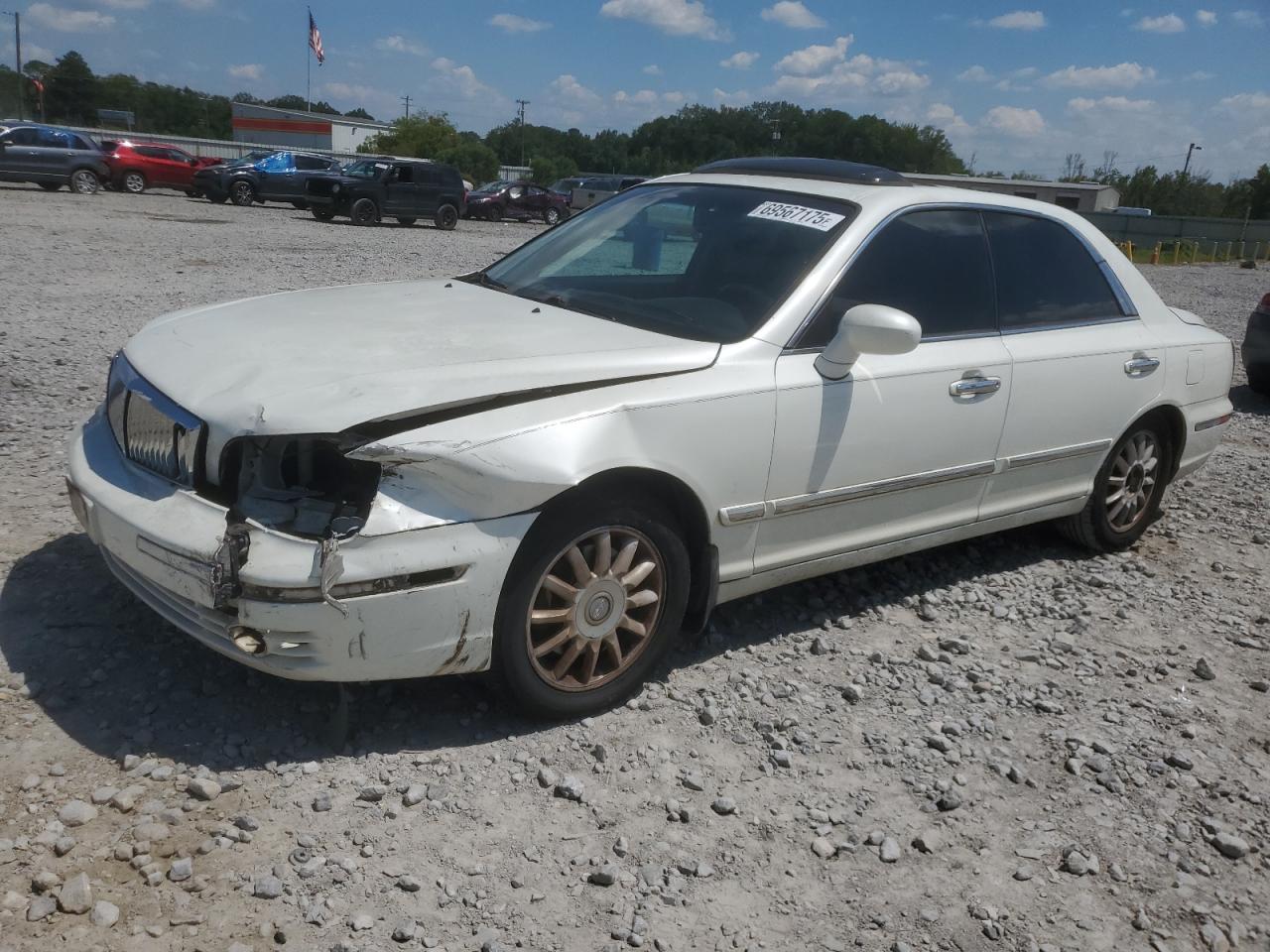 2005 Hyundai Xg 350 White vin: KMHFU45E25A424903