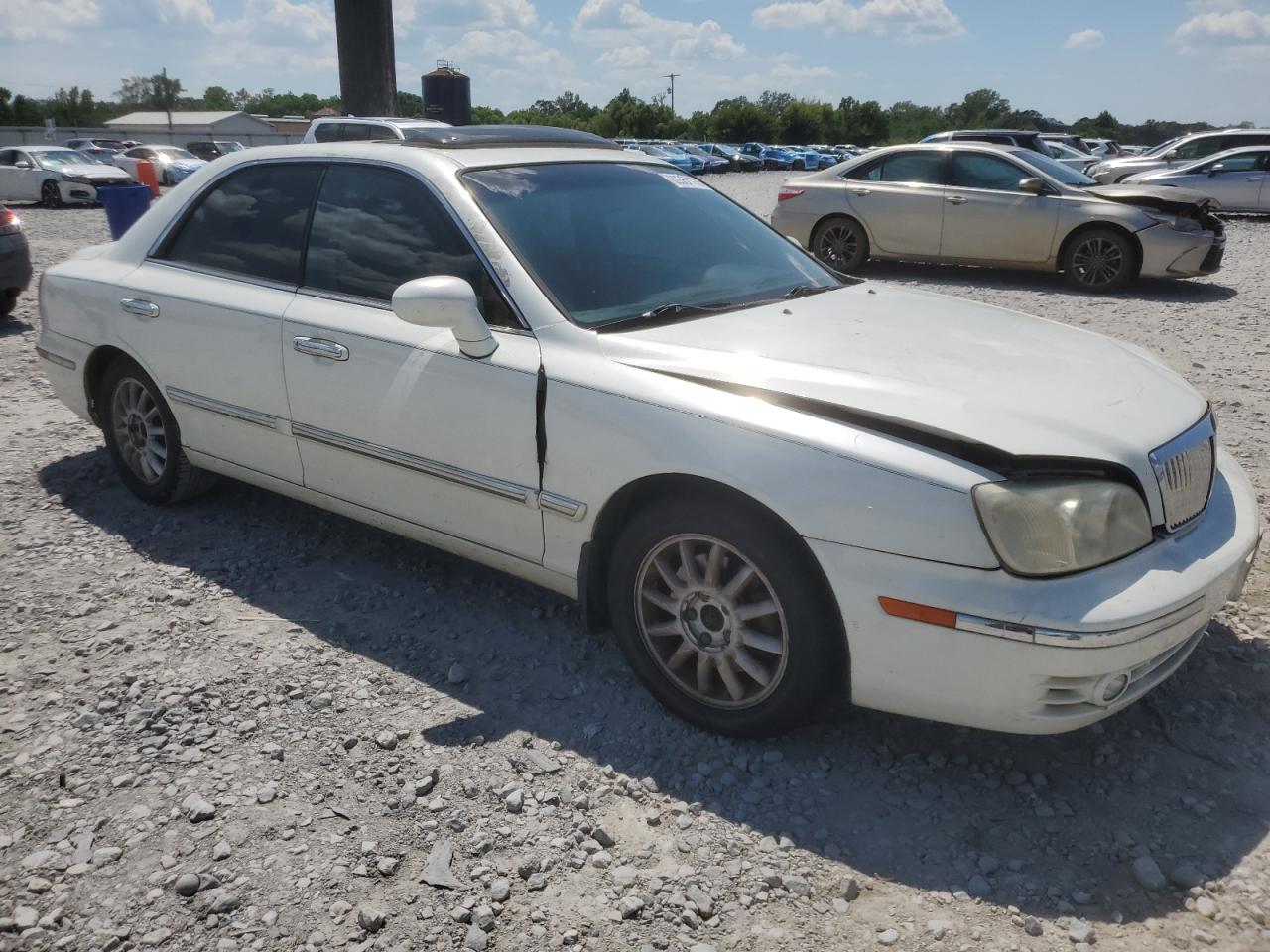 2005 Hyundai Xg 350 White vin: KMHFU45E25A424903