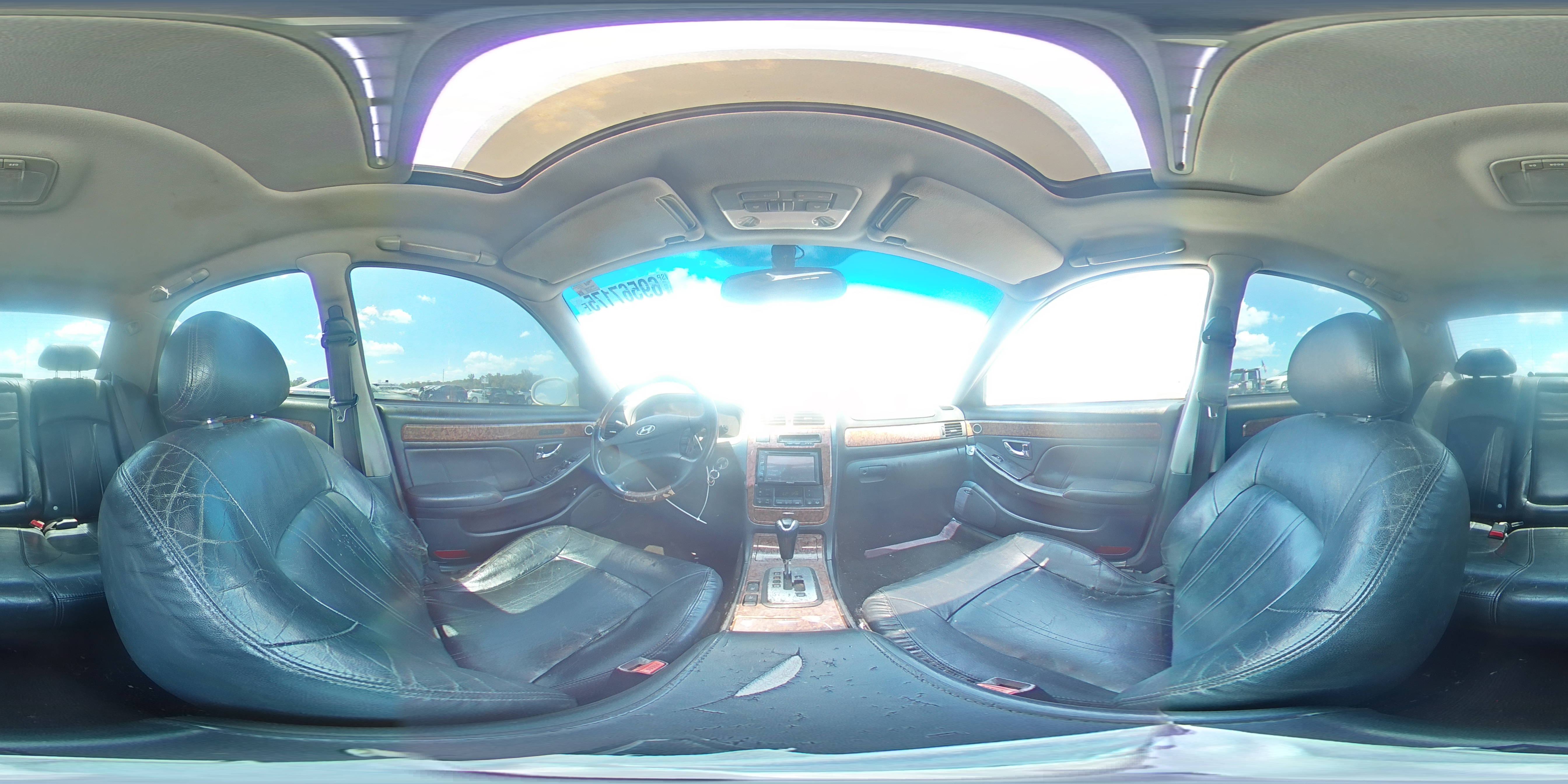 2005 Hyundai Xg 350 White vin: KMHFU45E25A424903