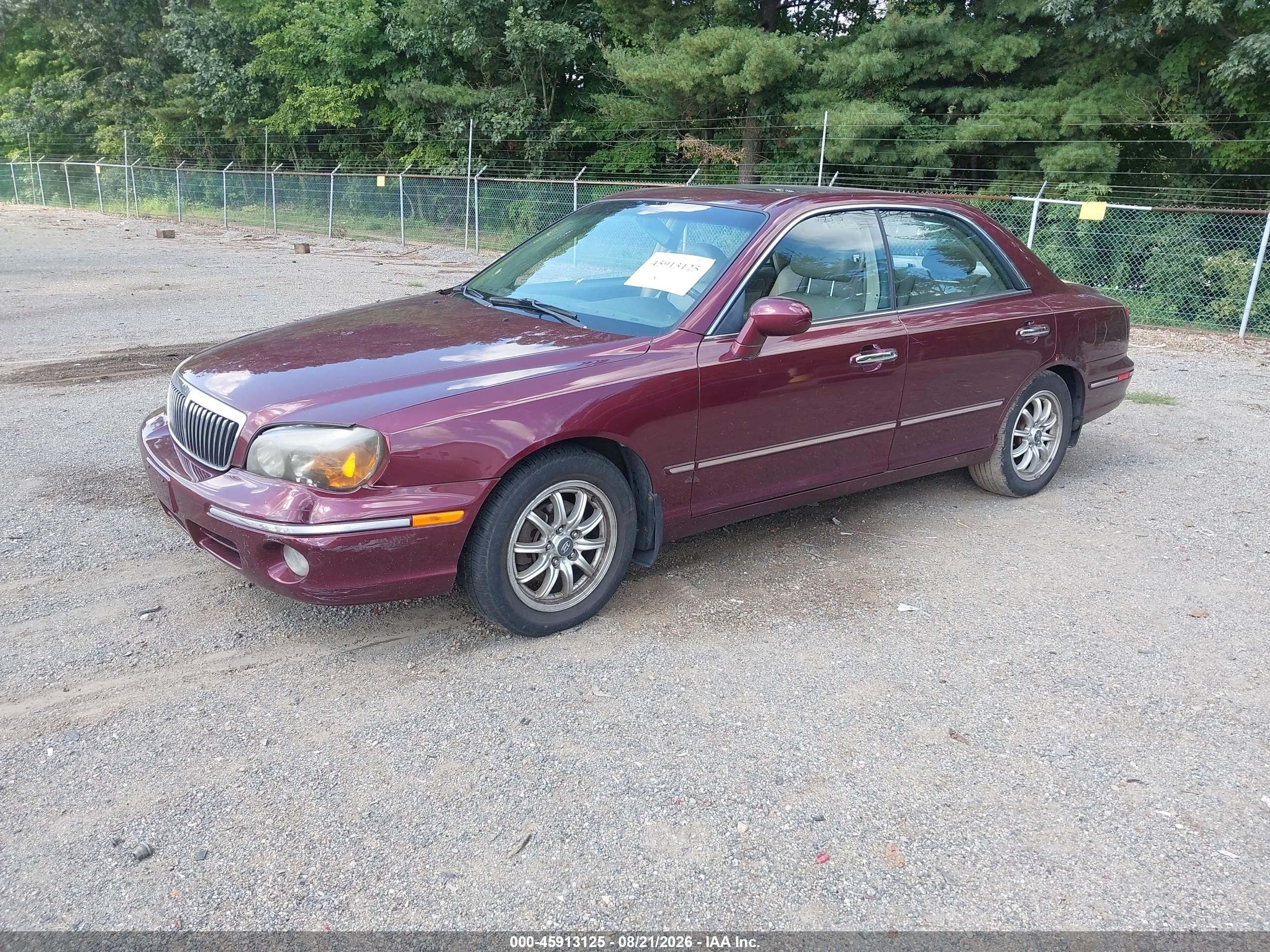 2002 Hyundai Xg350 L Бордовый vin: KMHFU45E32A166872