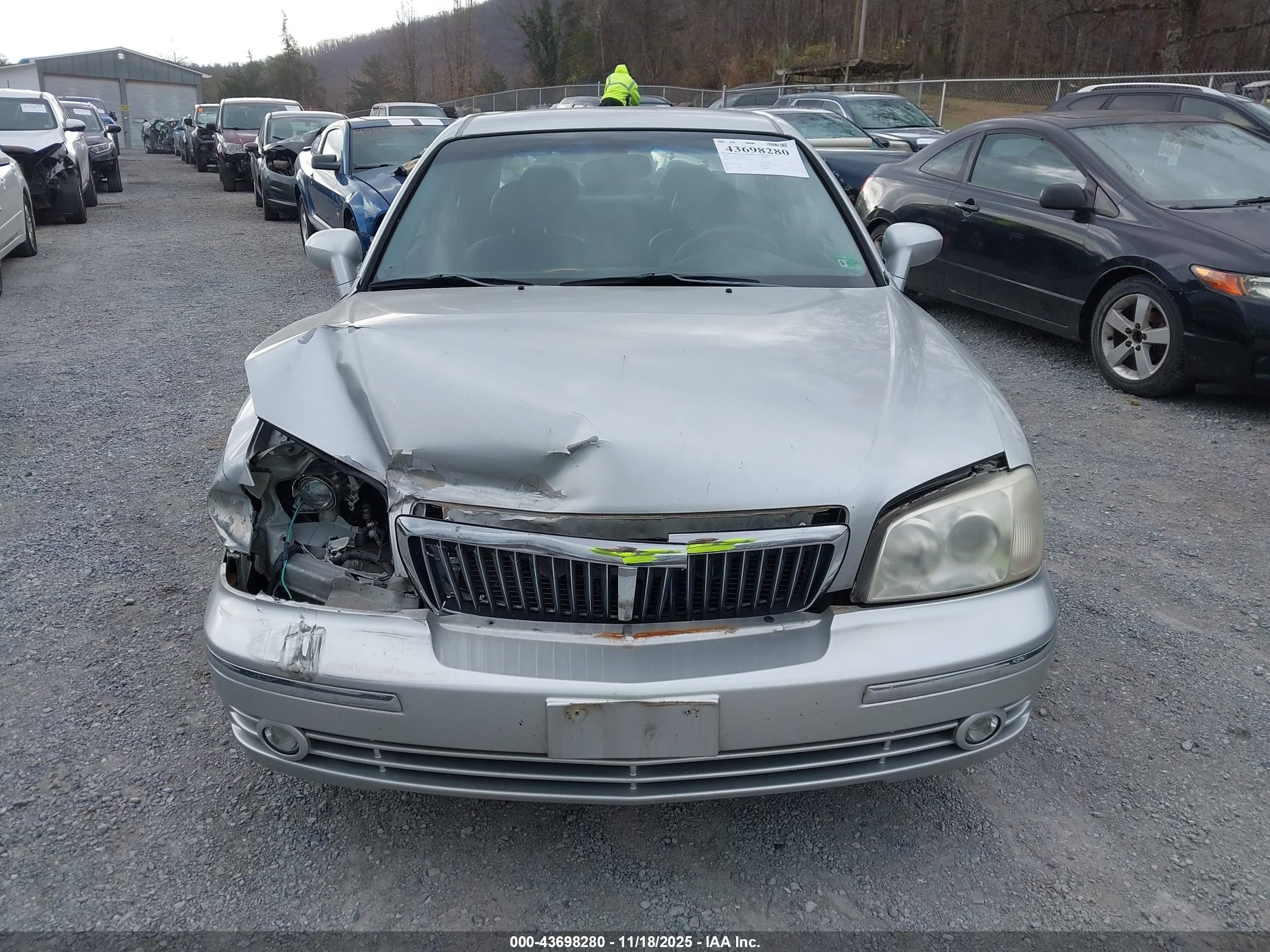 2004 Hyundai Xg350 L Silver vin: KMHFU45E34A272869