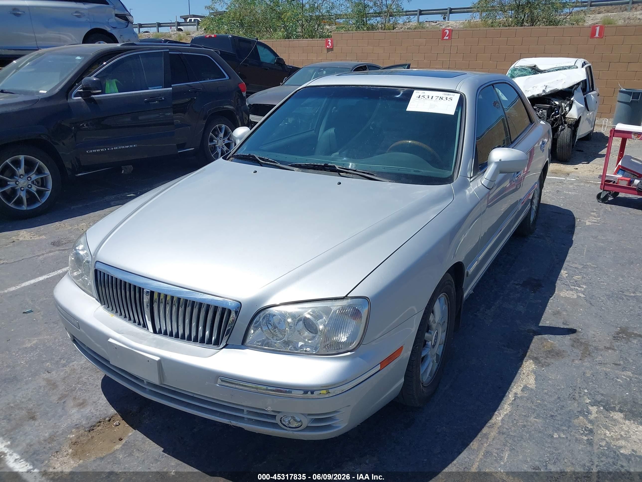 2004 Hyundai Xg350 L Silver vin: KMHFU45E34A327997