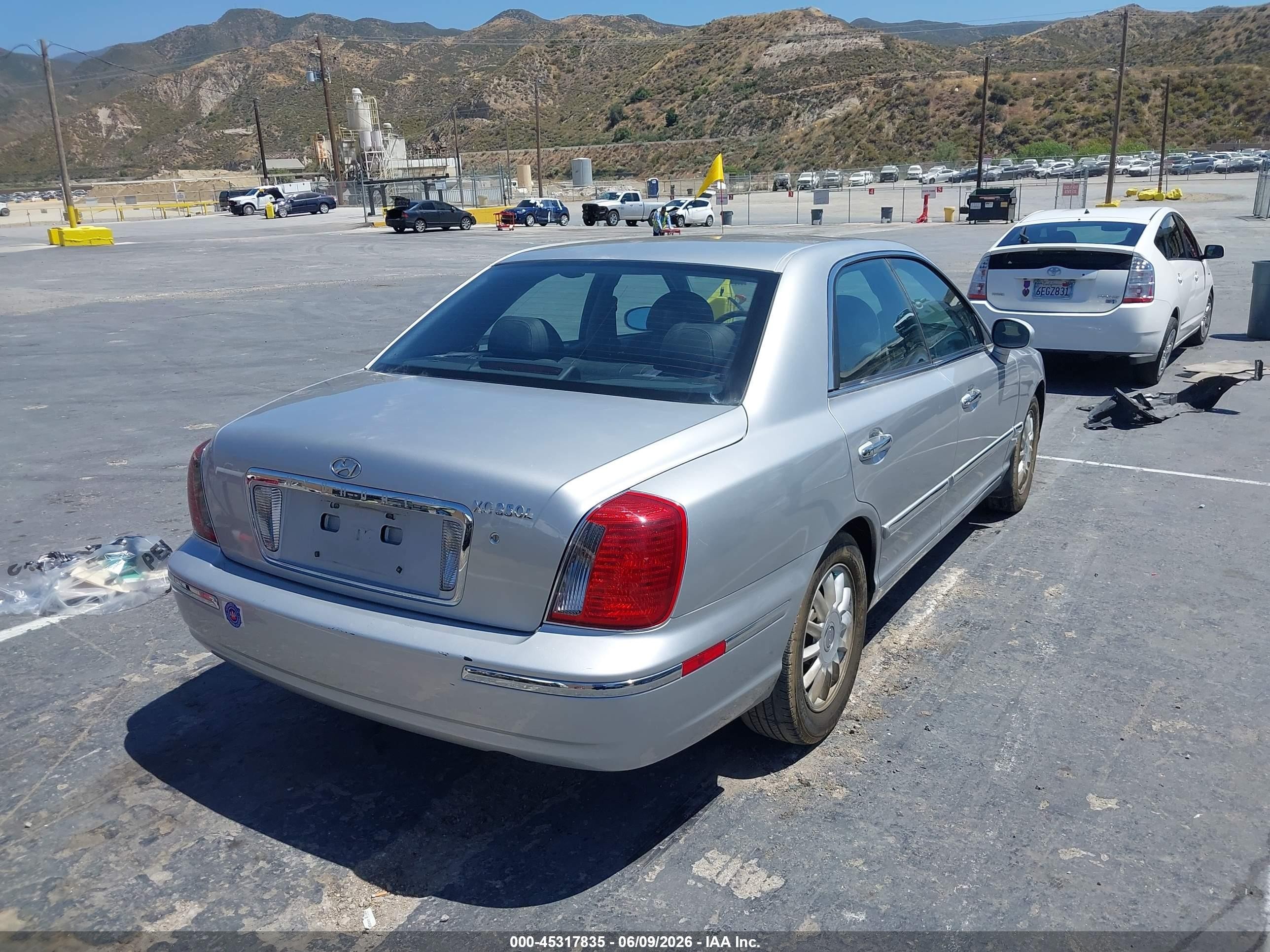 2004 Hyundai Xg350 L Silver vin: KMHFU45E34A327997