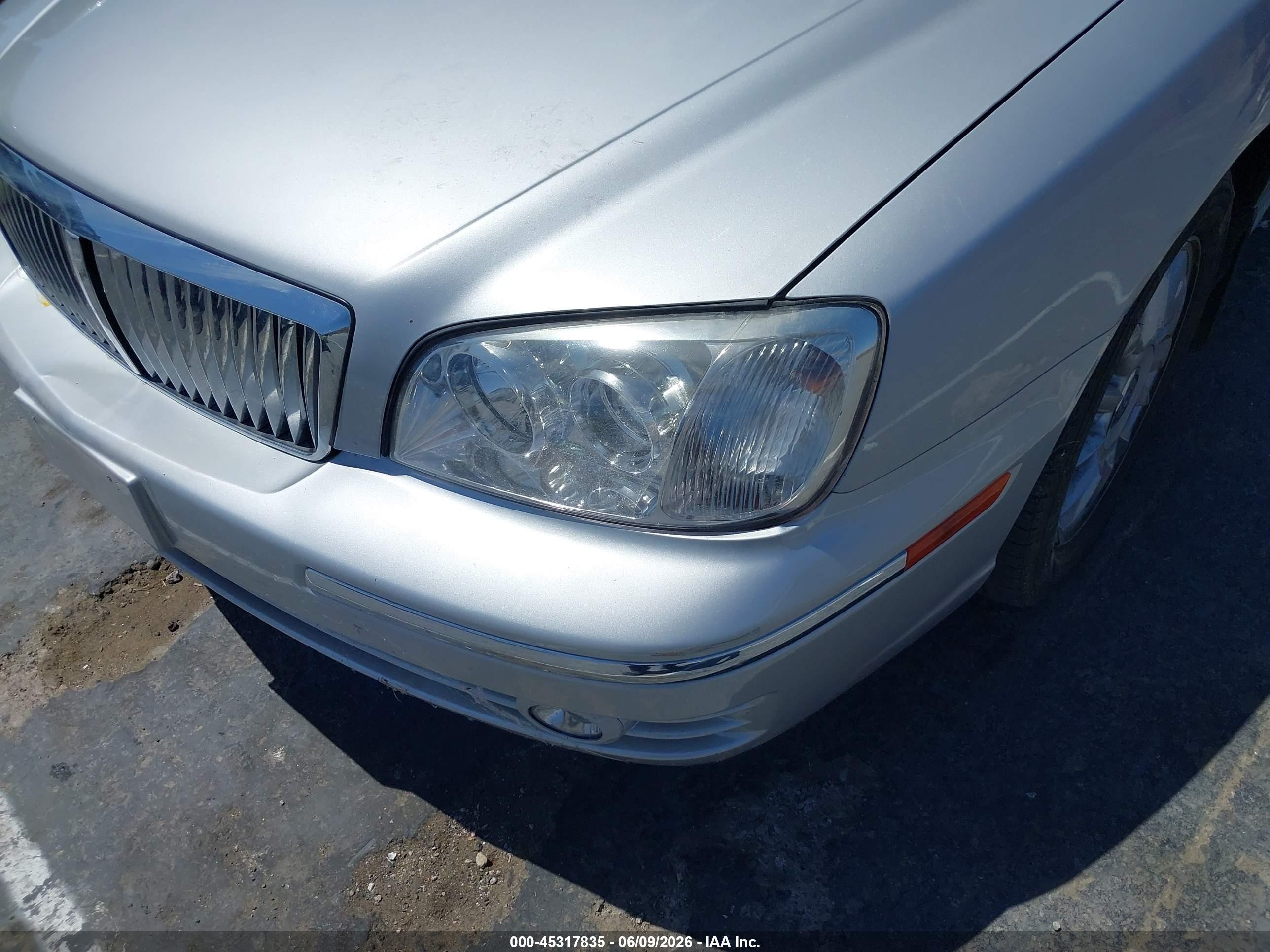 2004 Hyundai Xg350 L Silver vin: KMHFU45E34A327997