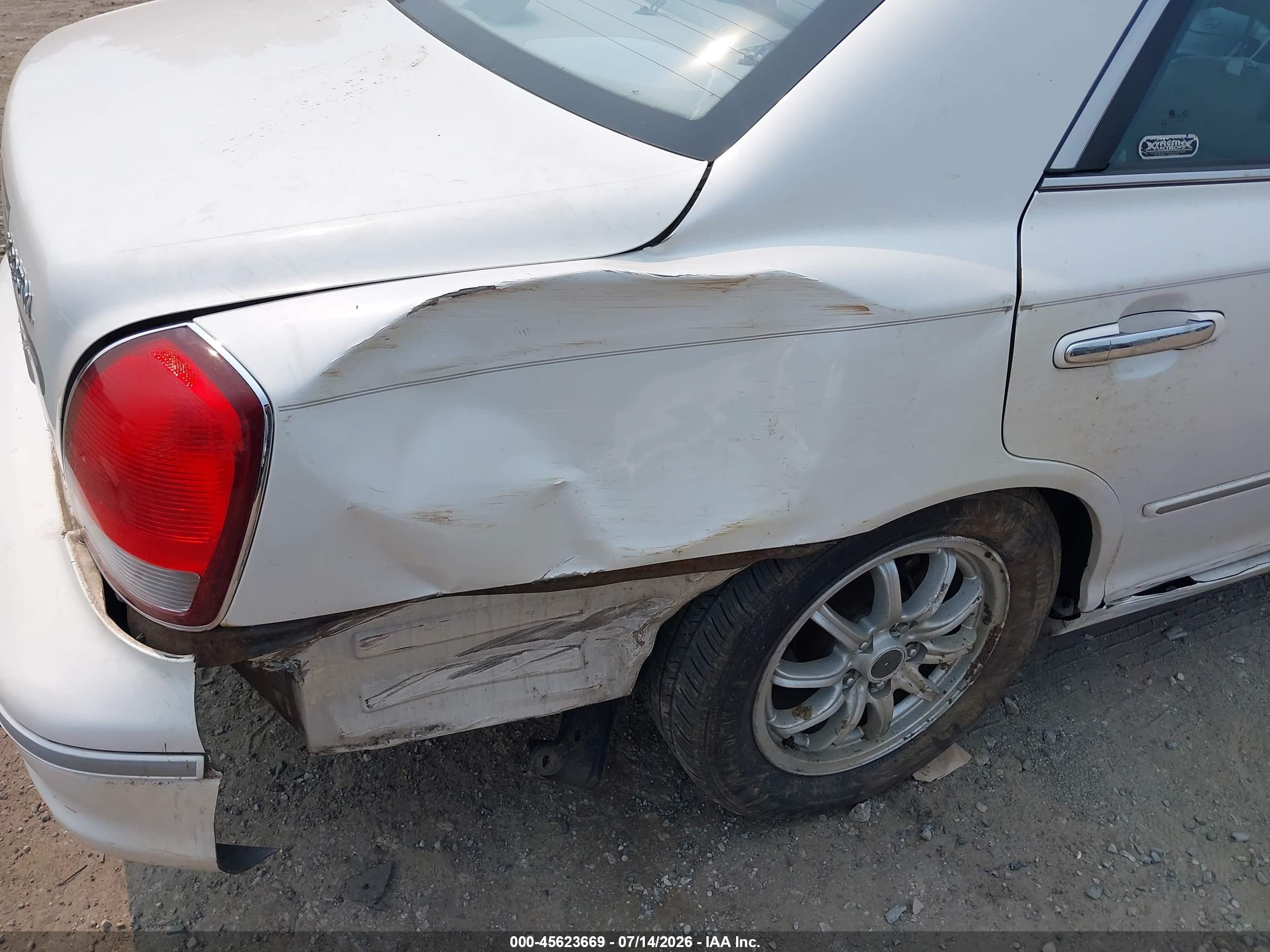 2003 Hyundai Xg350 L White vin: KMHFU45E43A242536