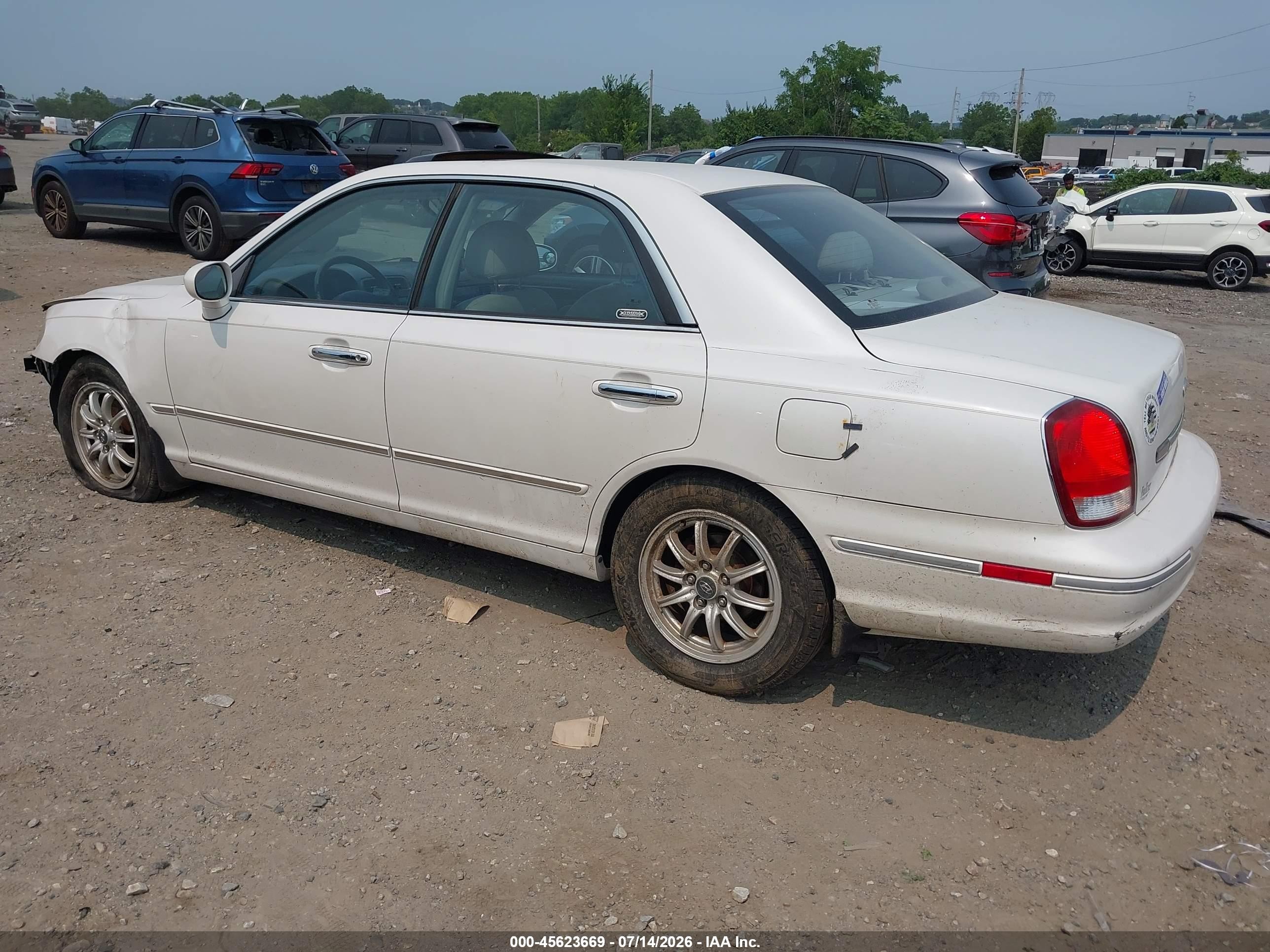 2003 Hyundai Xg350 L White vin: KMHFU45E43A242536