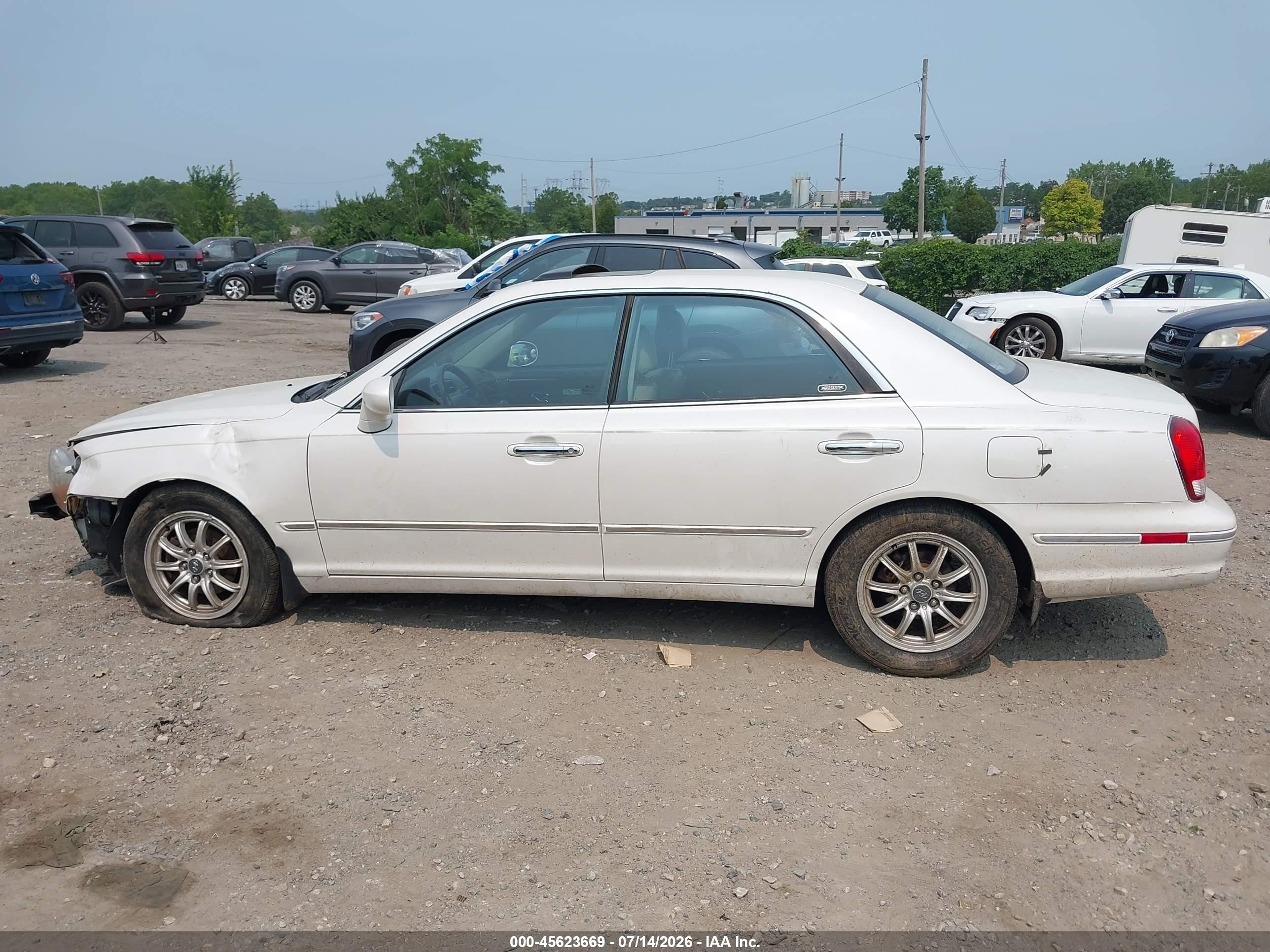 2003 Hyundai Xg350 L White vin: KMHFU45E43A242536
