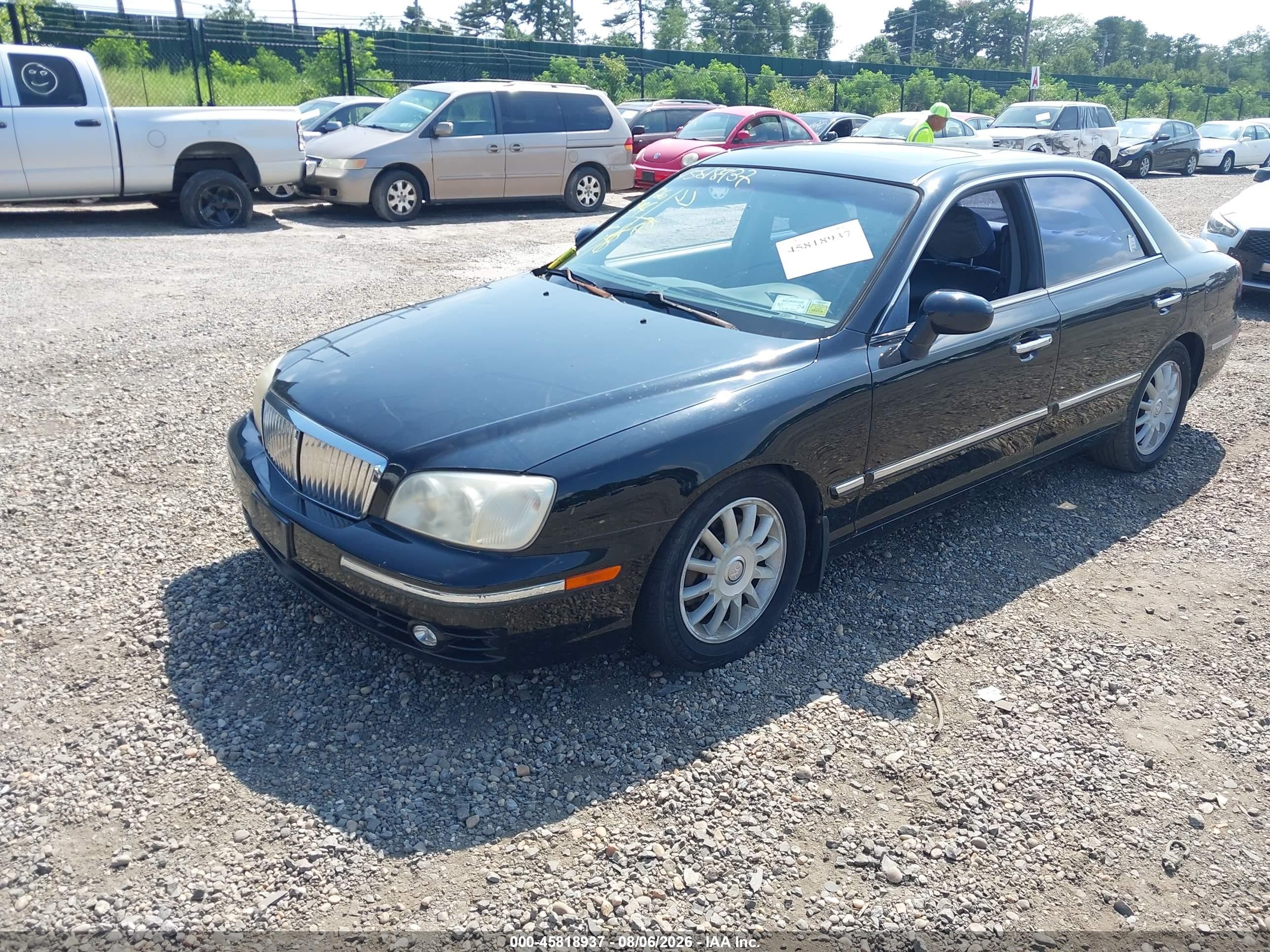 2004 Hyundai Xg350 L Black vin: KMHFU45E44A363794