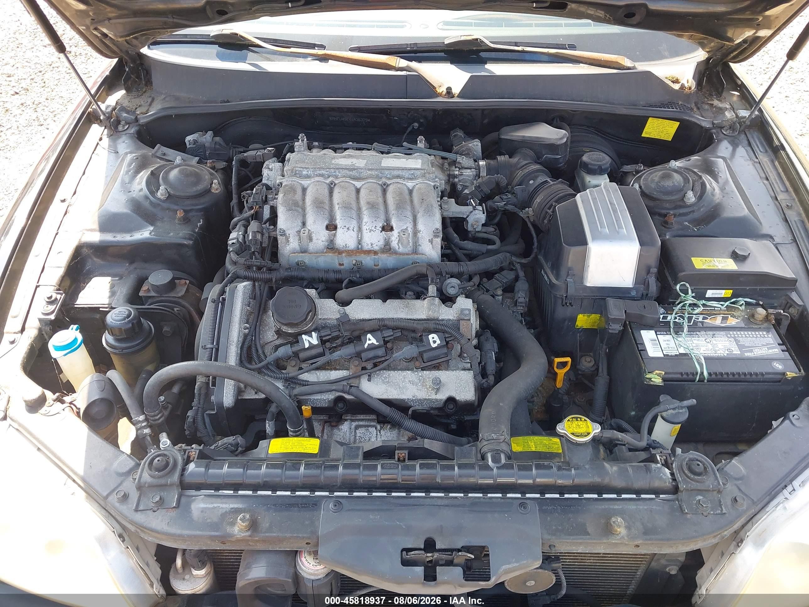 2004 Hyundai Xg350 L Black vin: KMHFU45E44A363794
