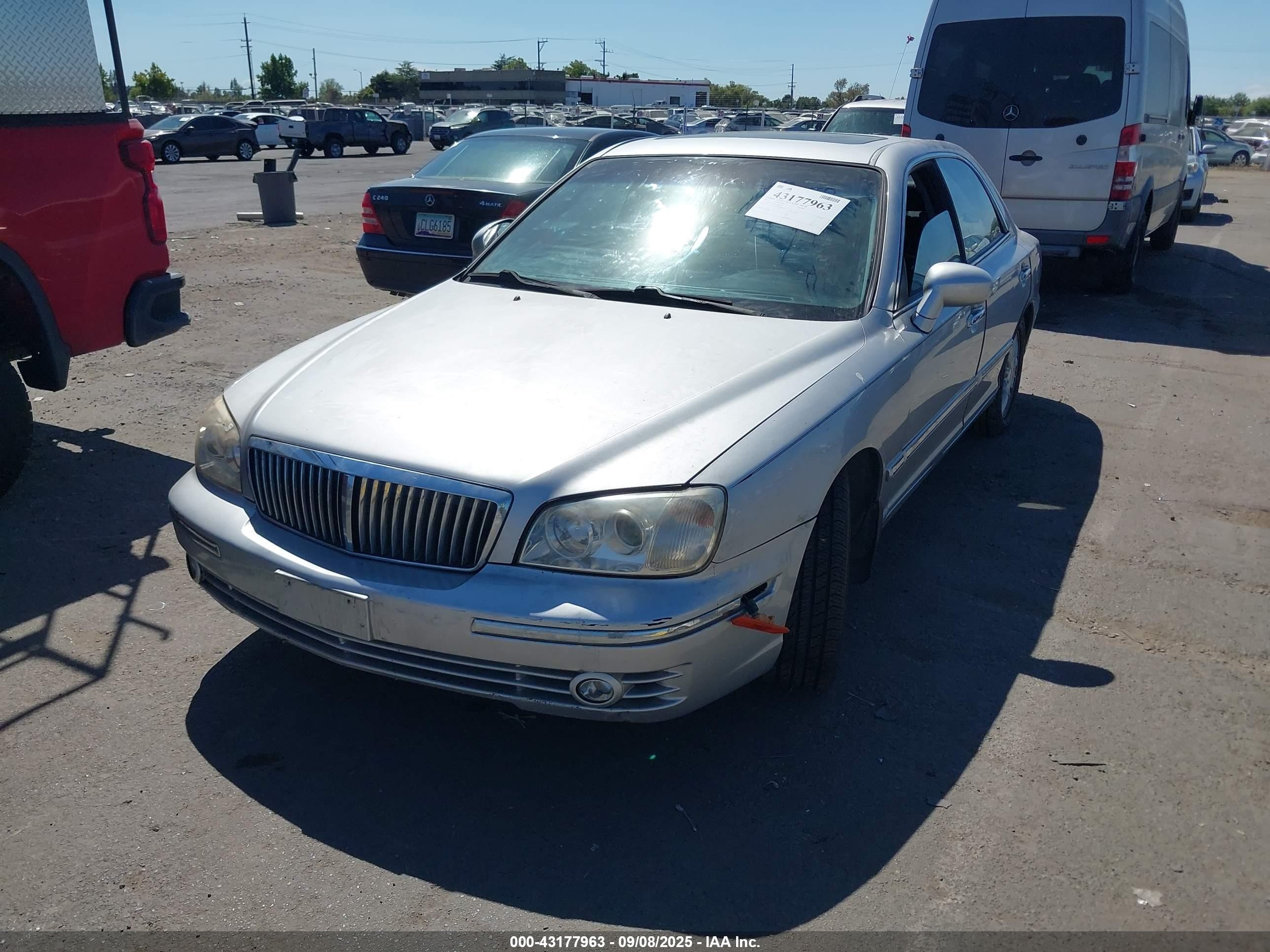 2005 Hyundai Xg350 L Silver vin: KMHFU45E45A381973