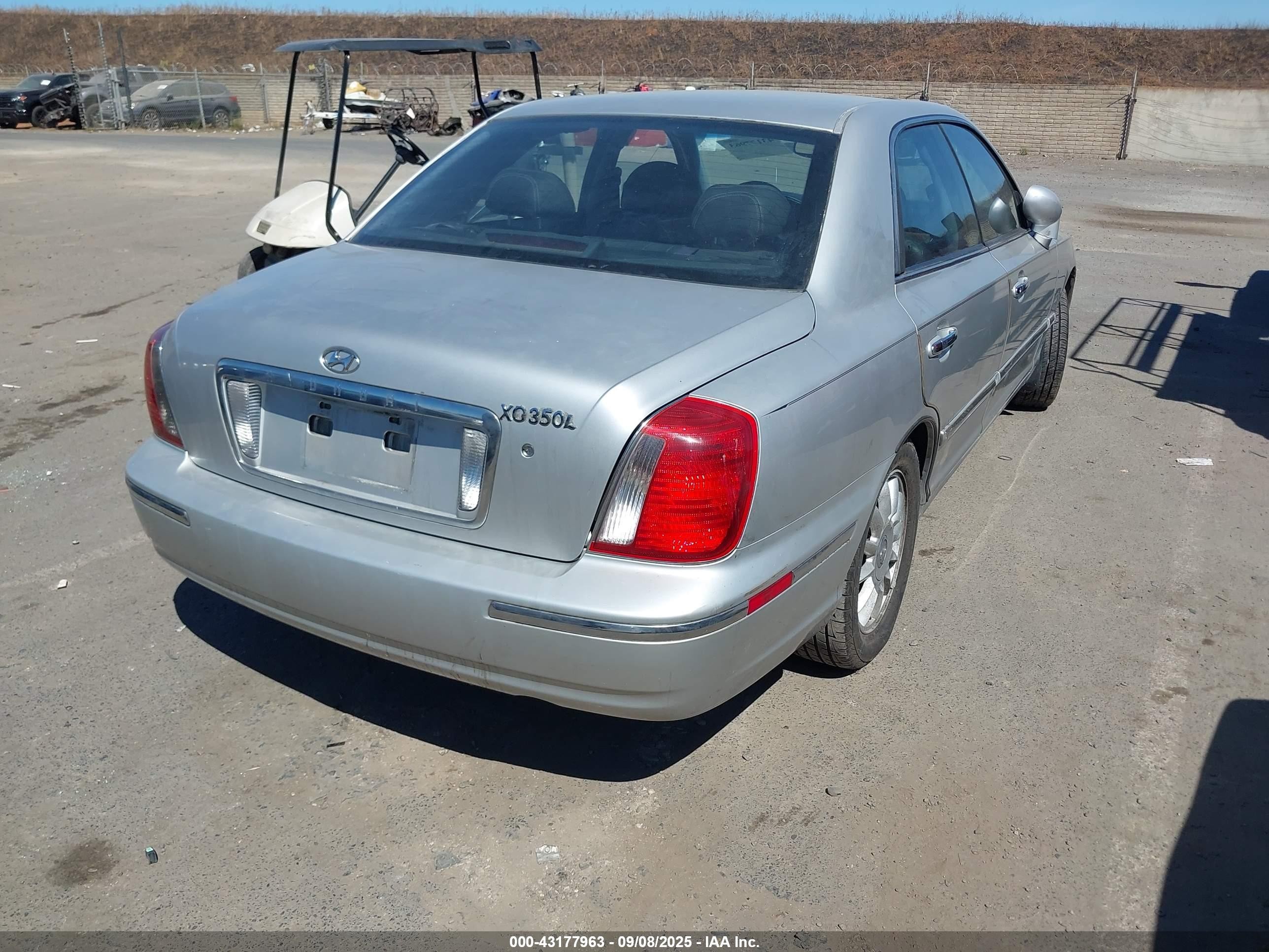 2005 Hyundai Xg350 L Silver vin: KMHFU45E45A381973