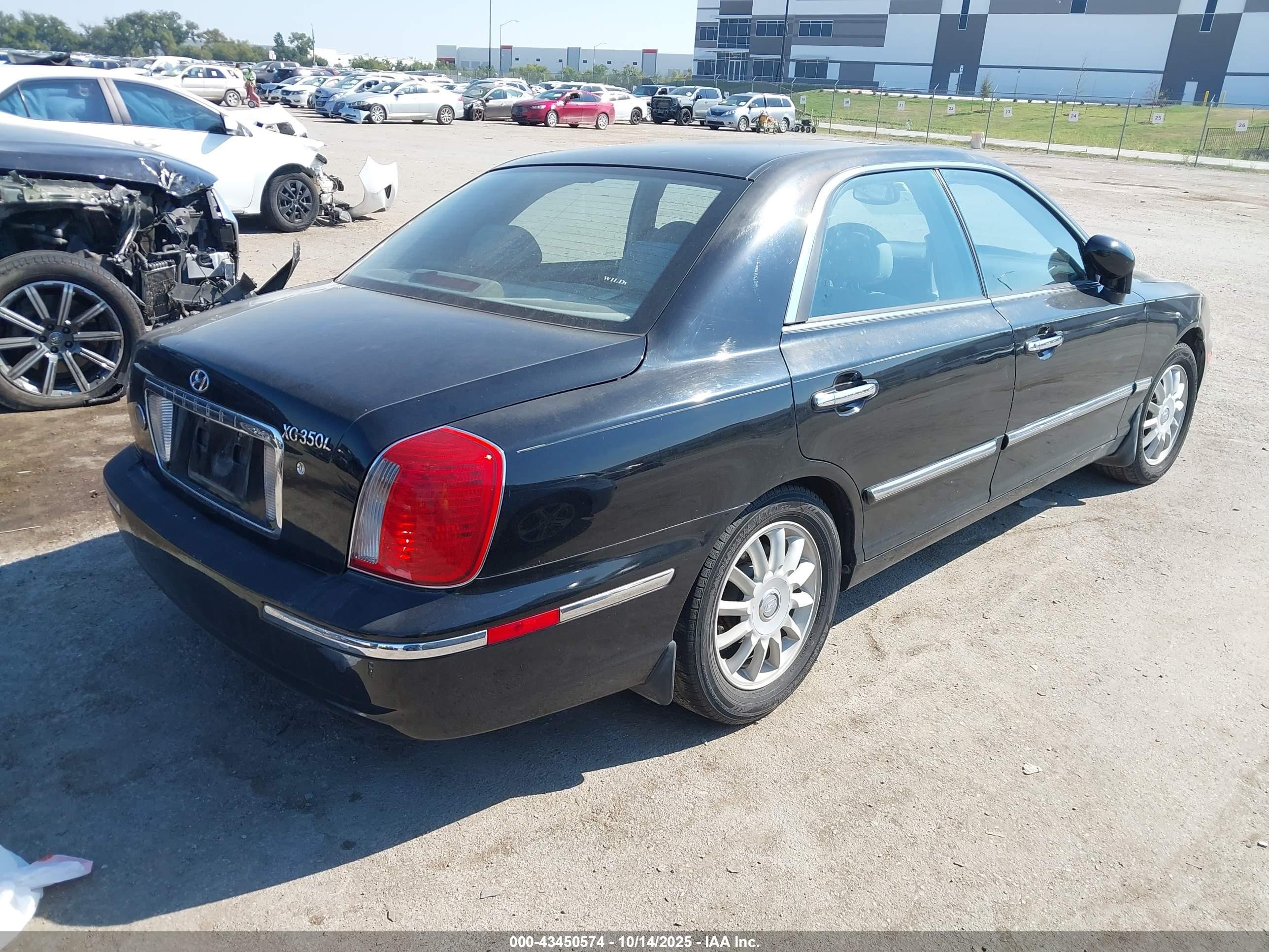 2005 Hyundai Xg350 L Черный vin: KMHFU45E45A413174
