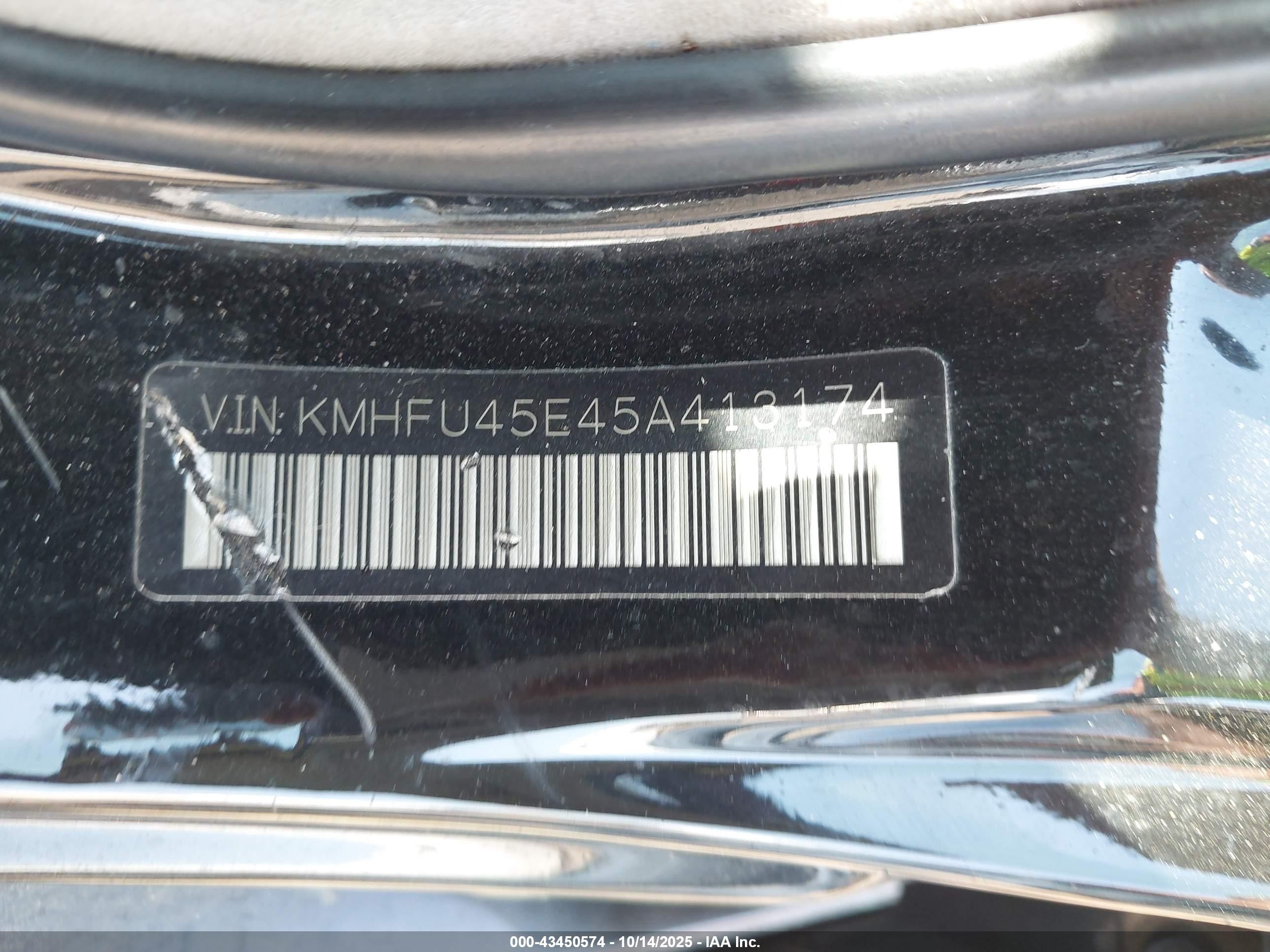 2005 Hyundai Xg350 L Черный vin: KMHFU45E45A413174