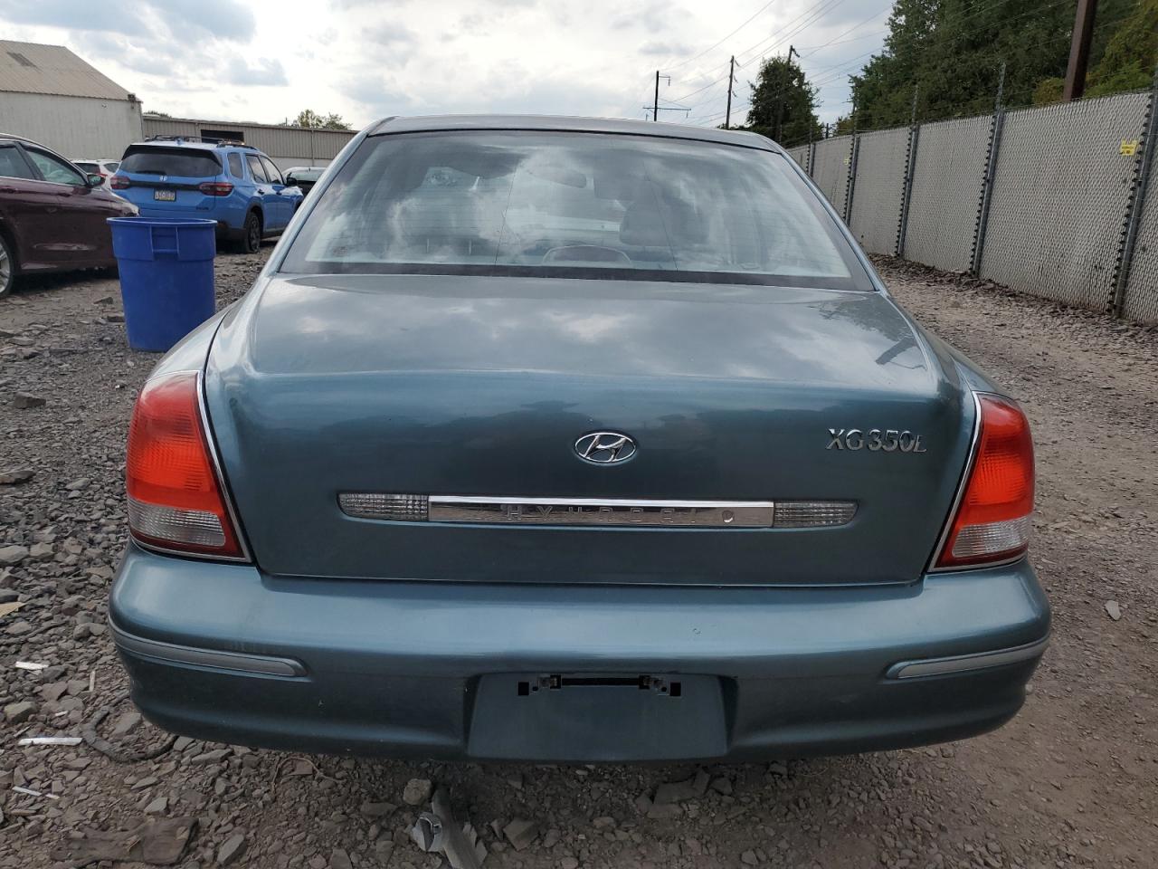 2002 Hyundai Xg 350 Blue vin: KMHFU45E52A168588