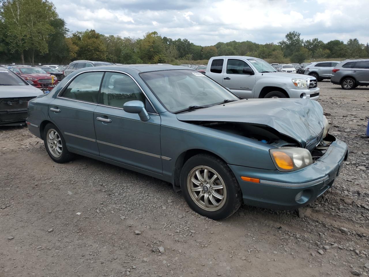 2002 Hyundai Xg 350 Blue vin: KMHFU45E52A168588