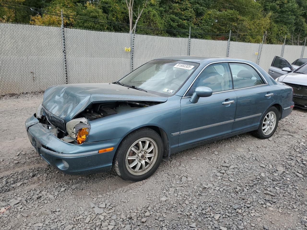2002 Hyundai Xg 350 Blue vin: KMHFU45E52A168588