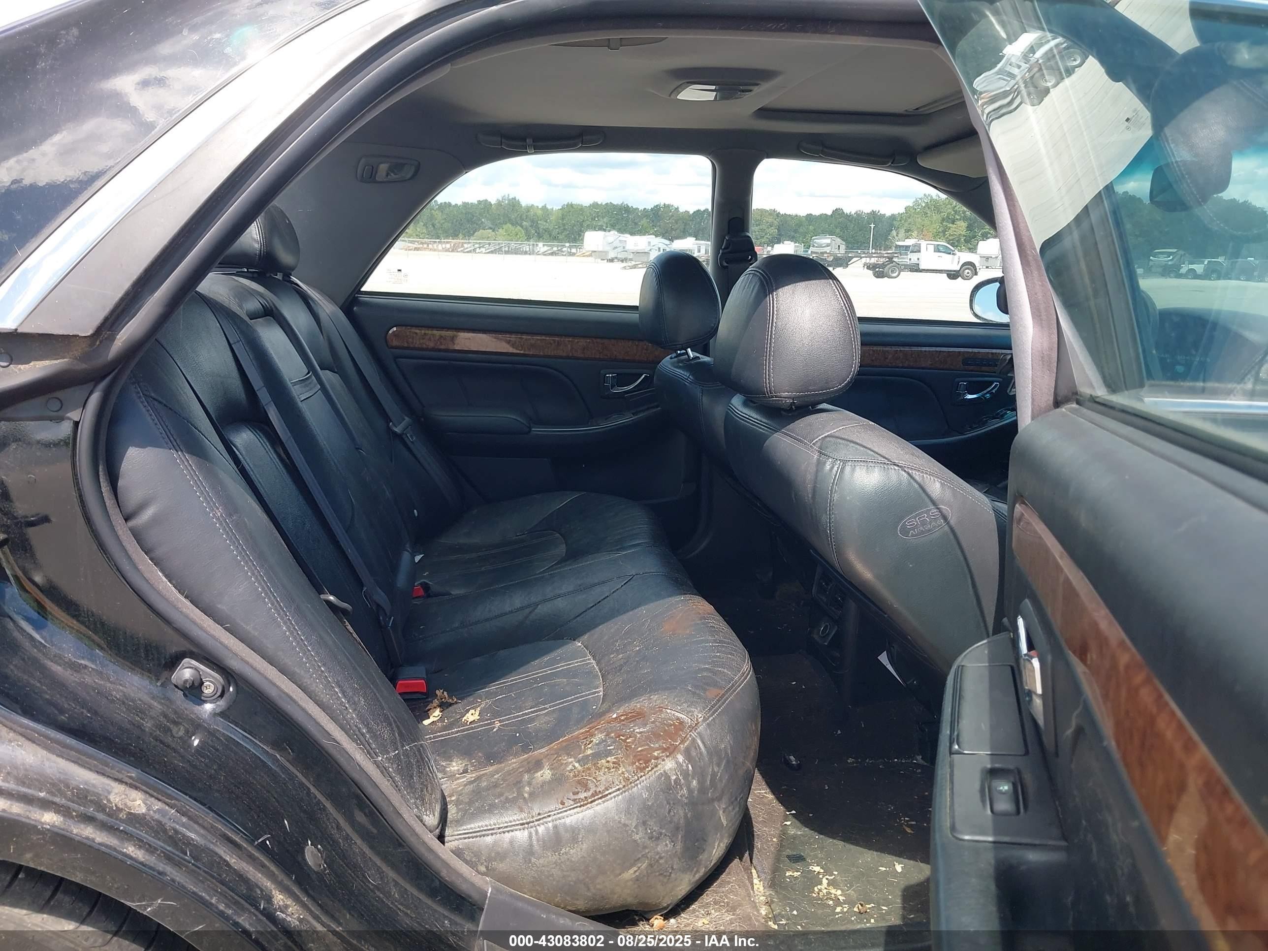 2005 Hyundai Xg350 L Black vin: KMHFU45E55A423261