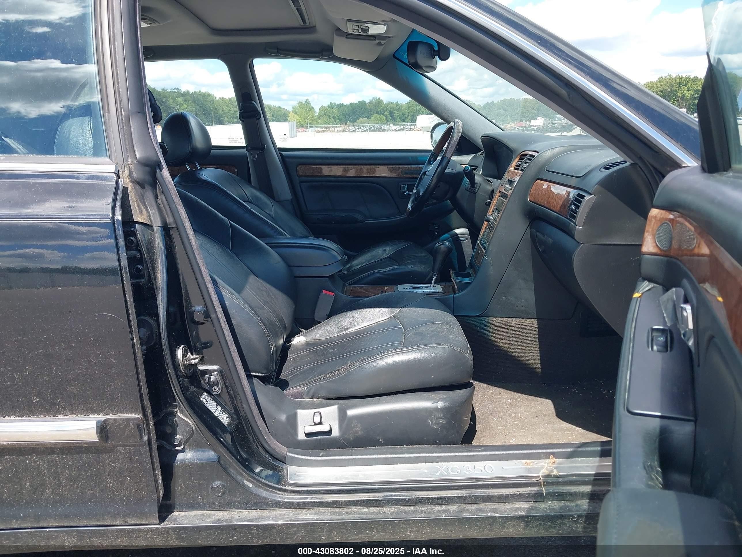 2005 Hyundai Xg350 L Black vin: KMHFU45E55A423261
