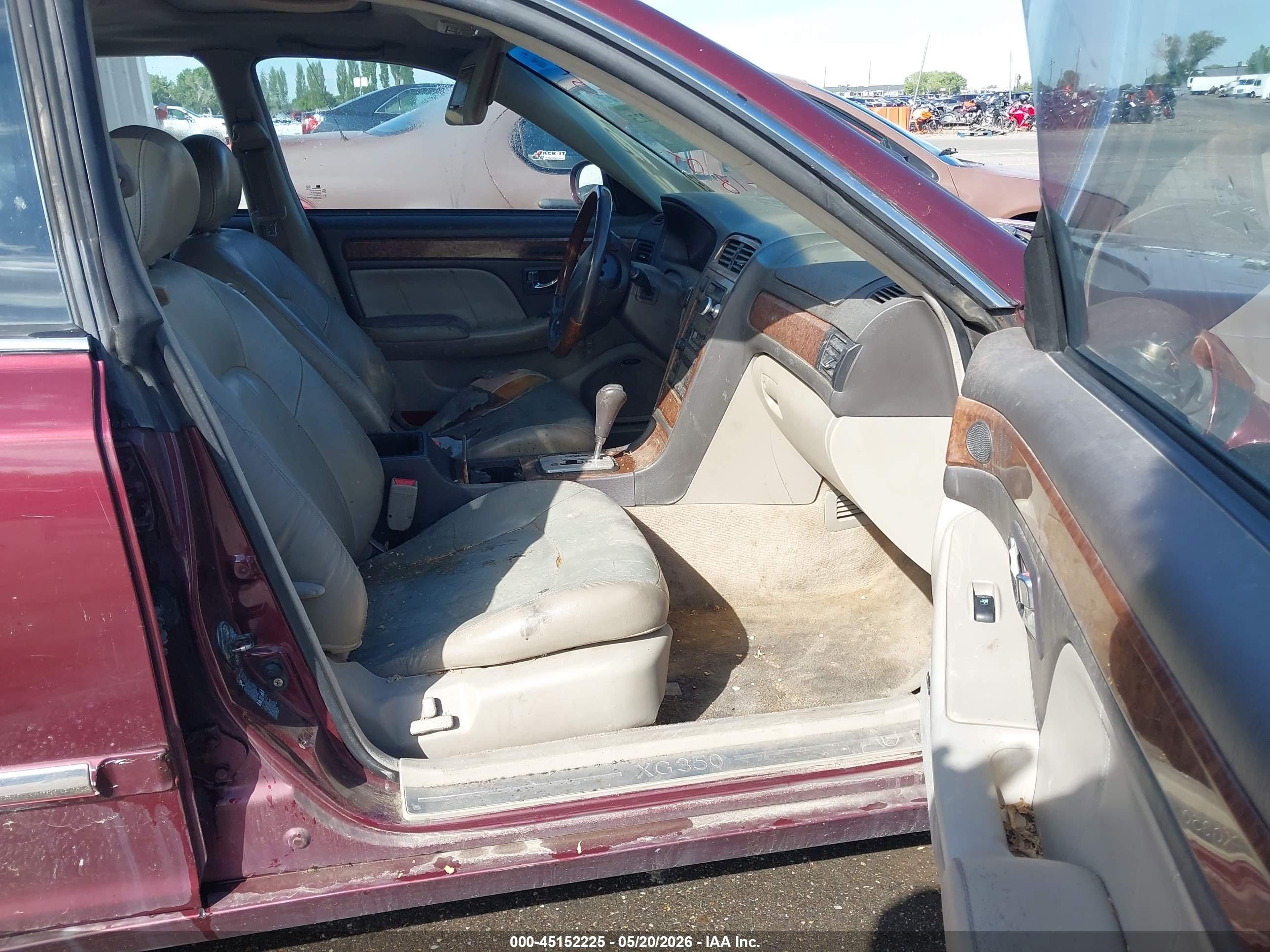 2004 Hyundai Xg350 L Red vin: KMHFU45E64A298690