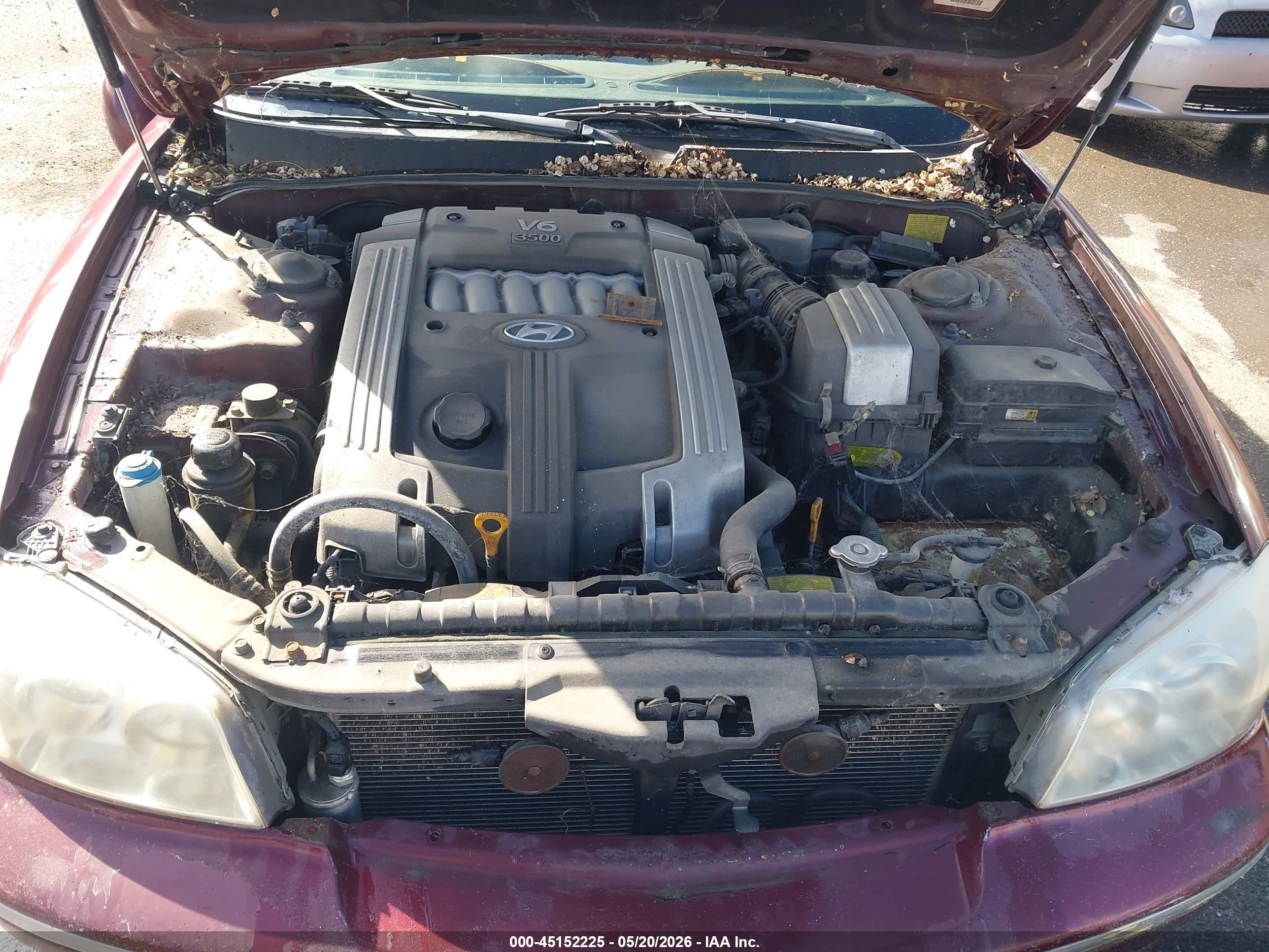 2004 Hyundai Xg350 L Red vin: KMHFU45E64A298690