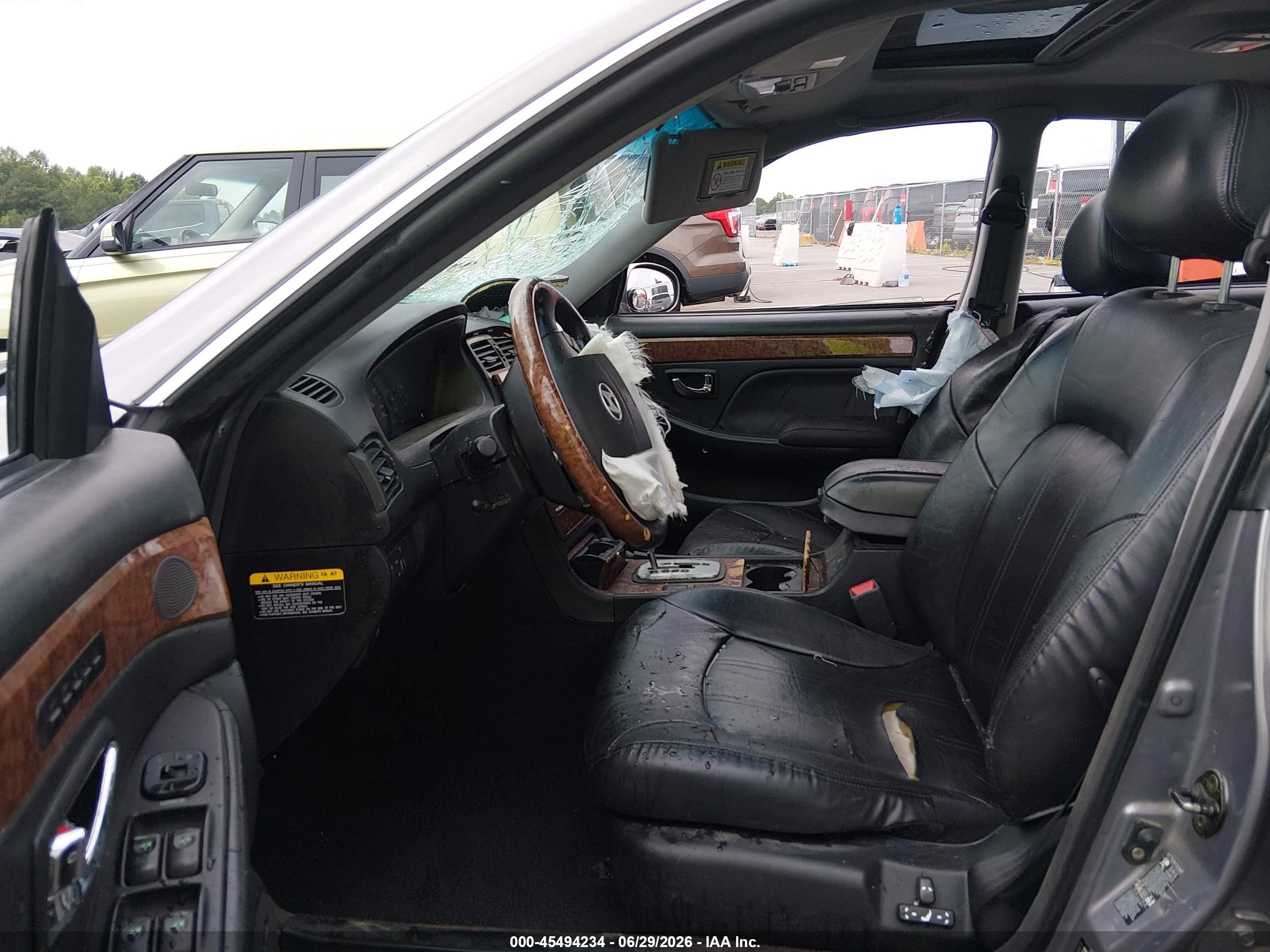 2005 Hyundai Xg350 L Black vin: KMHFU45E65A395857