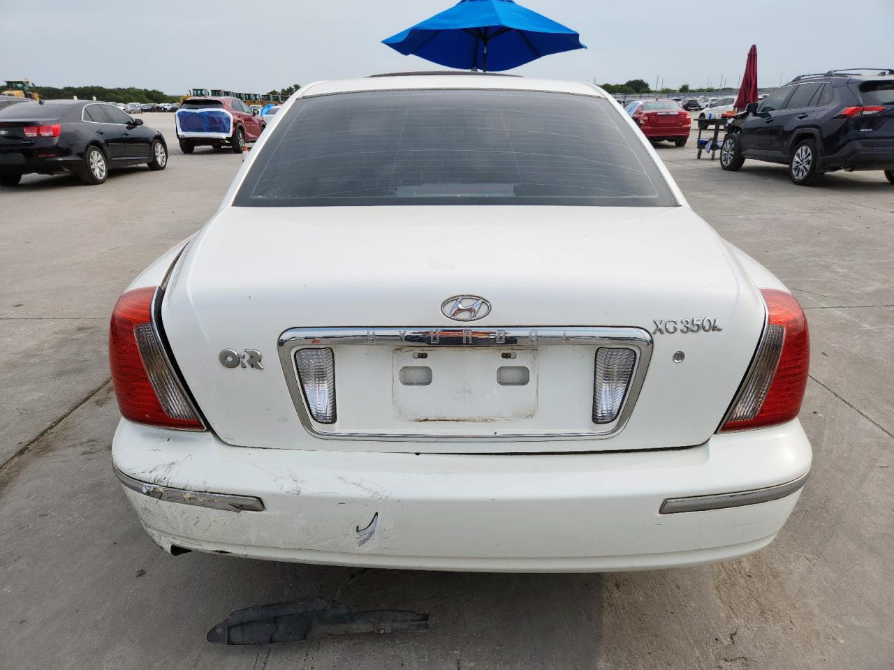 2005 Hyundai Xg 350 White vin: KMHFU45E65A409465