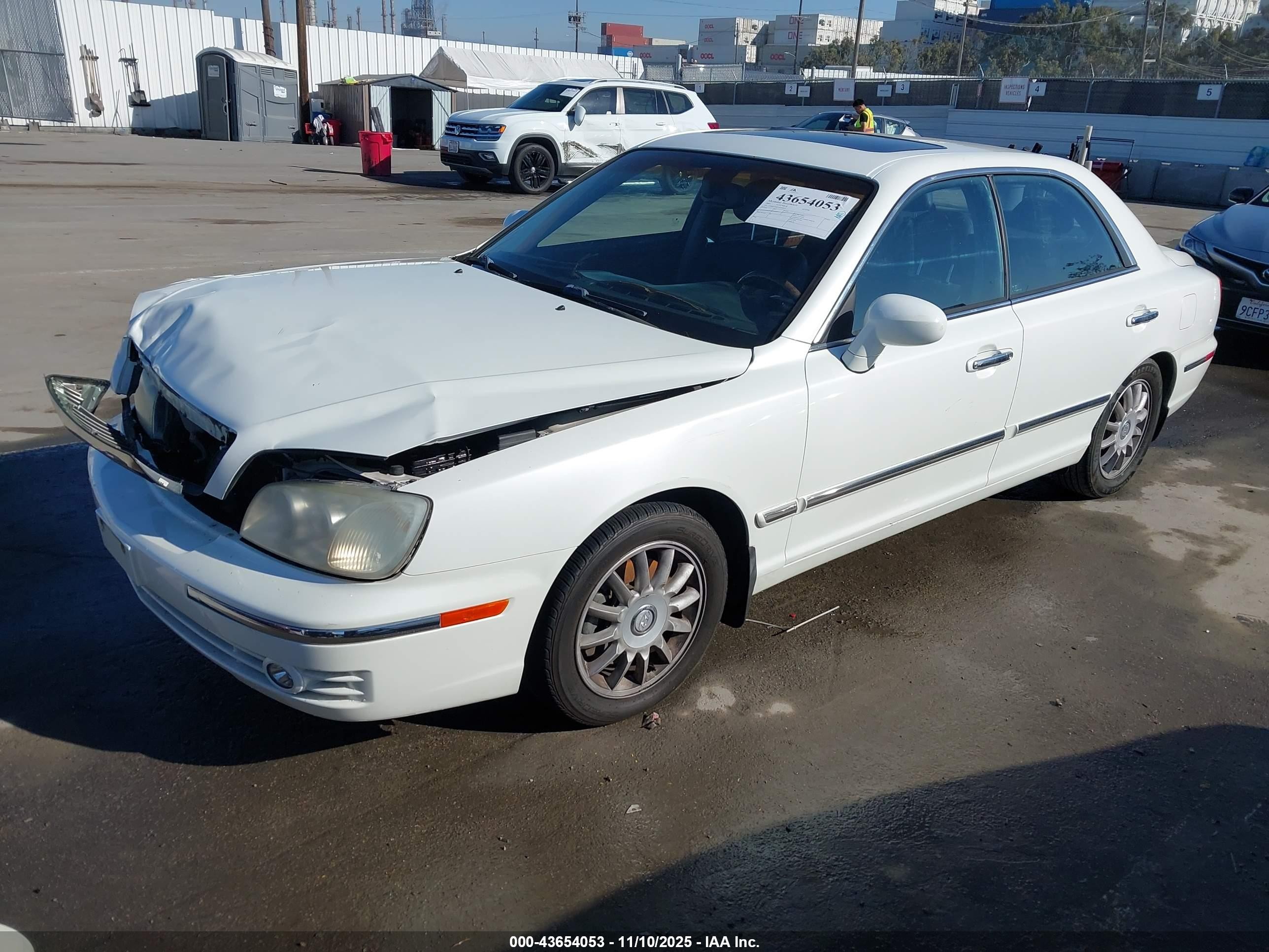 2005 Hyundai Xg350 L White vin: KMHFU45E65A409899