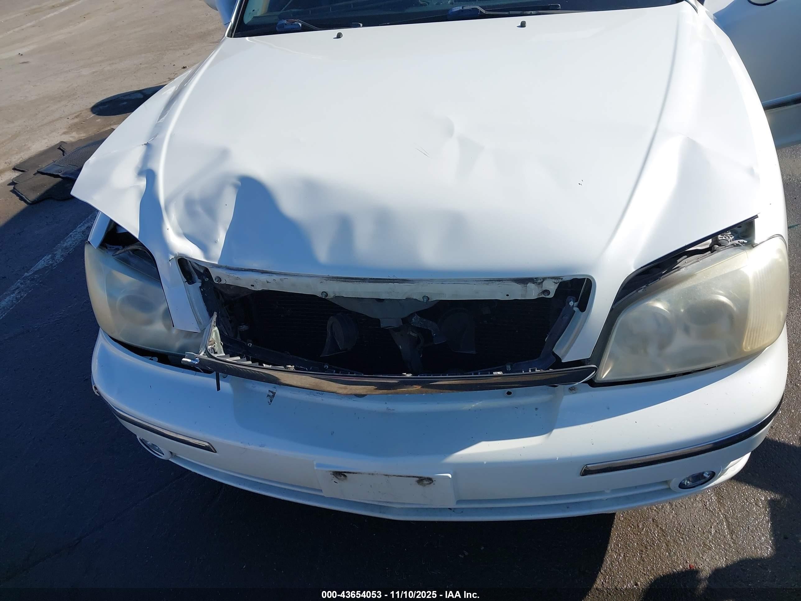 2005 Hyundai Xg350 L White vin: KMHFU45E65A409899