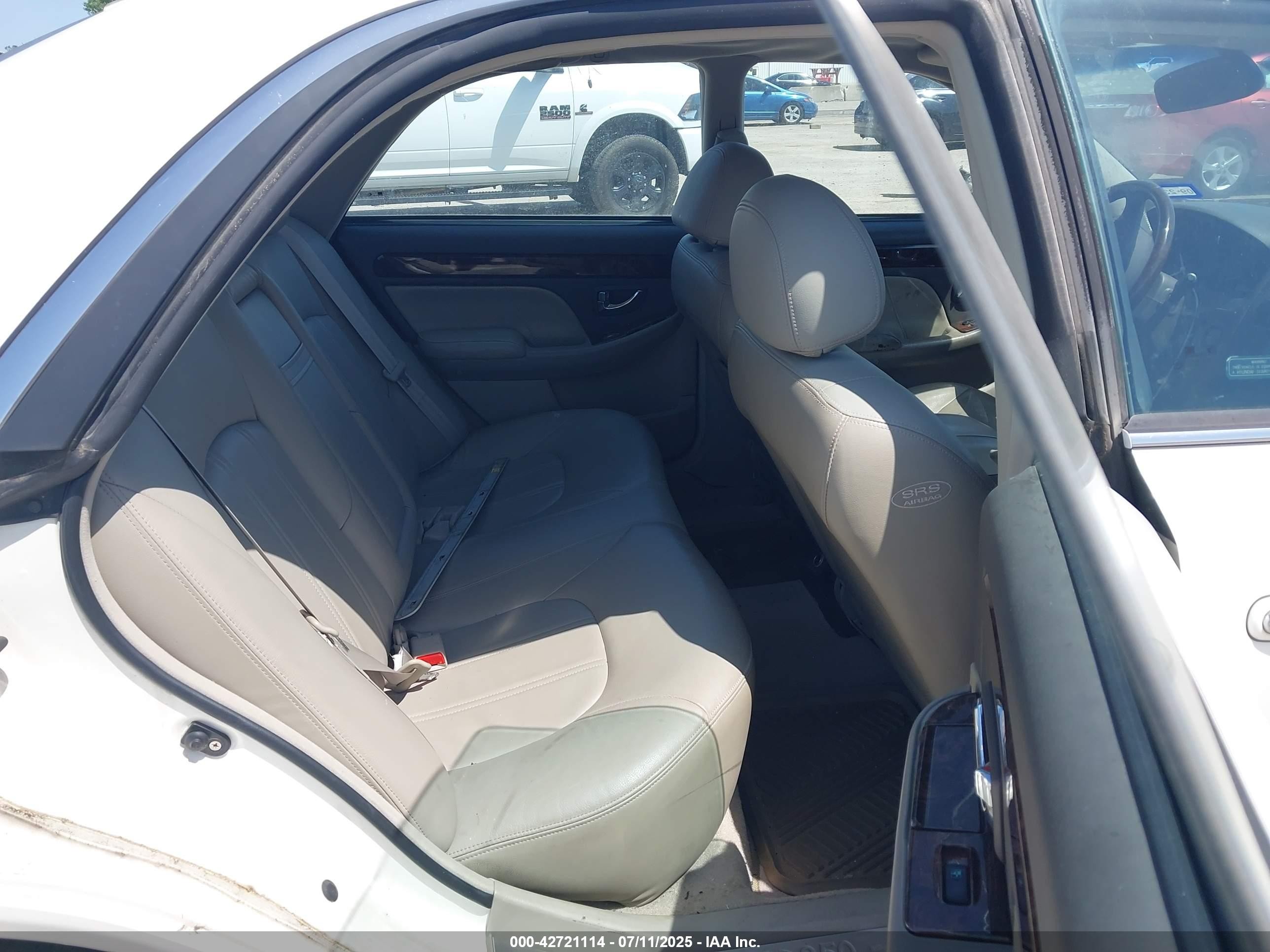 2002 Hyundai Xg350 L White vin: KMHFU45E72A221307